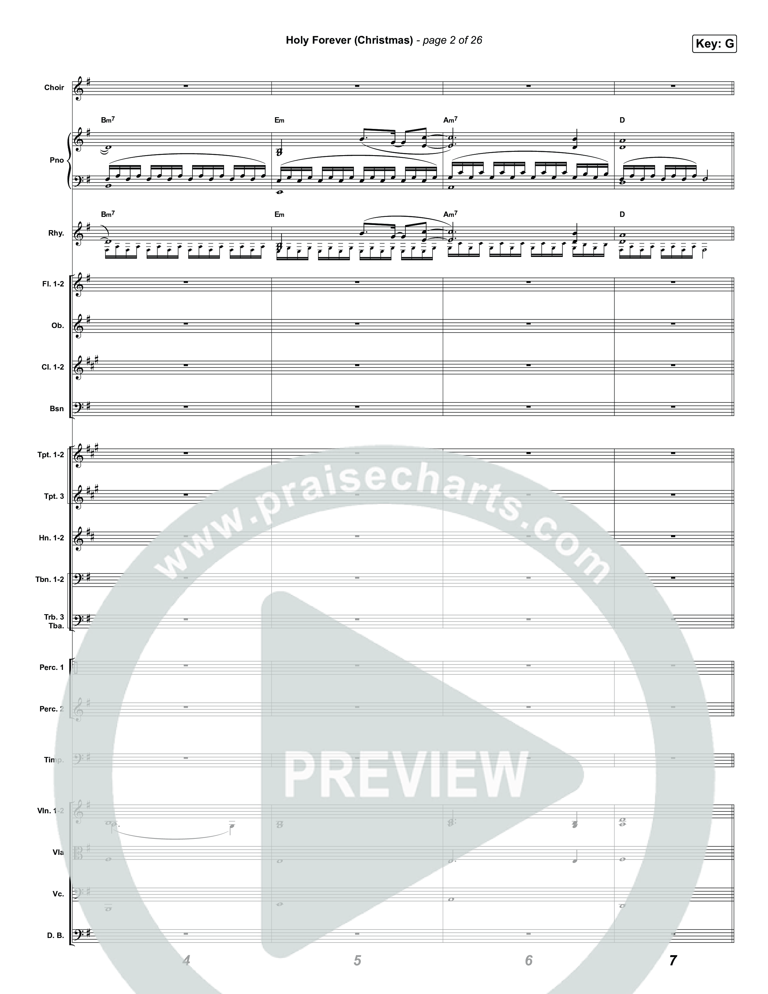 Holy Forever (Christmas) (Unison/2-Part) Orchestration (Chris Tomlin / Arr. Luke Gambill)