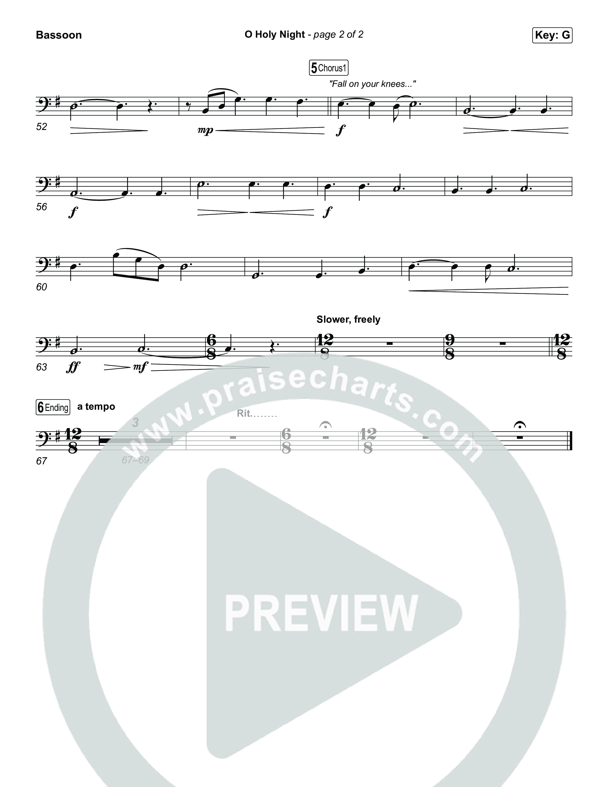 O Holy Night Bassoon (Keith & Kristyn Getty / The Getty Girls)