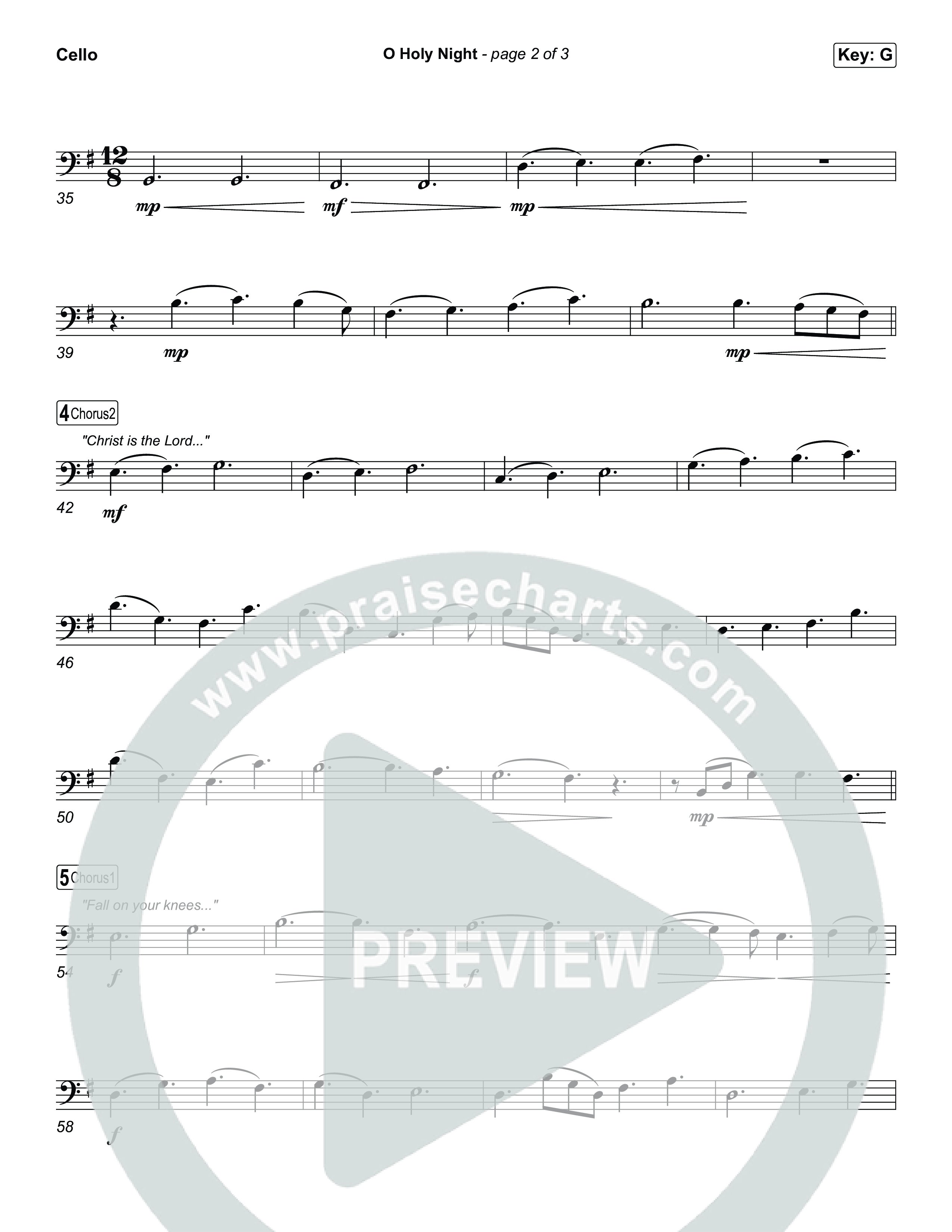 O Holy Night Cello (Keith & Kristyn Getty / The Getty Girls)