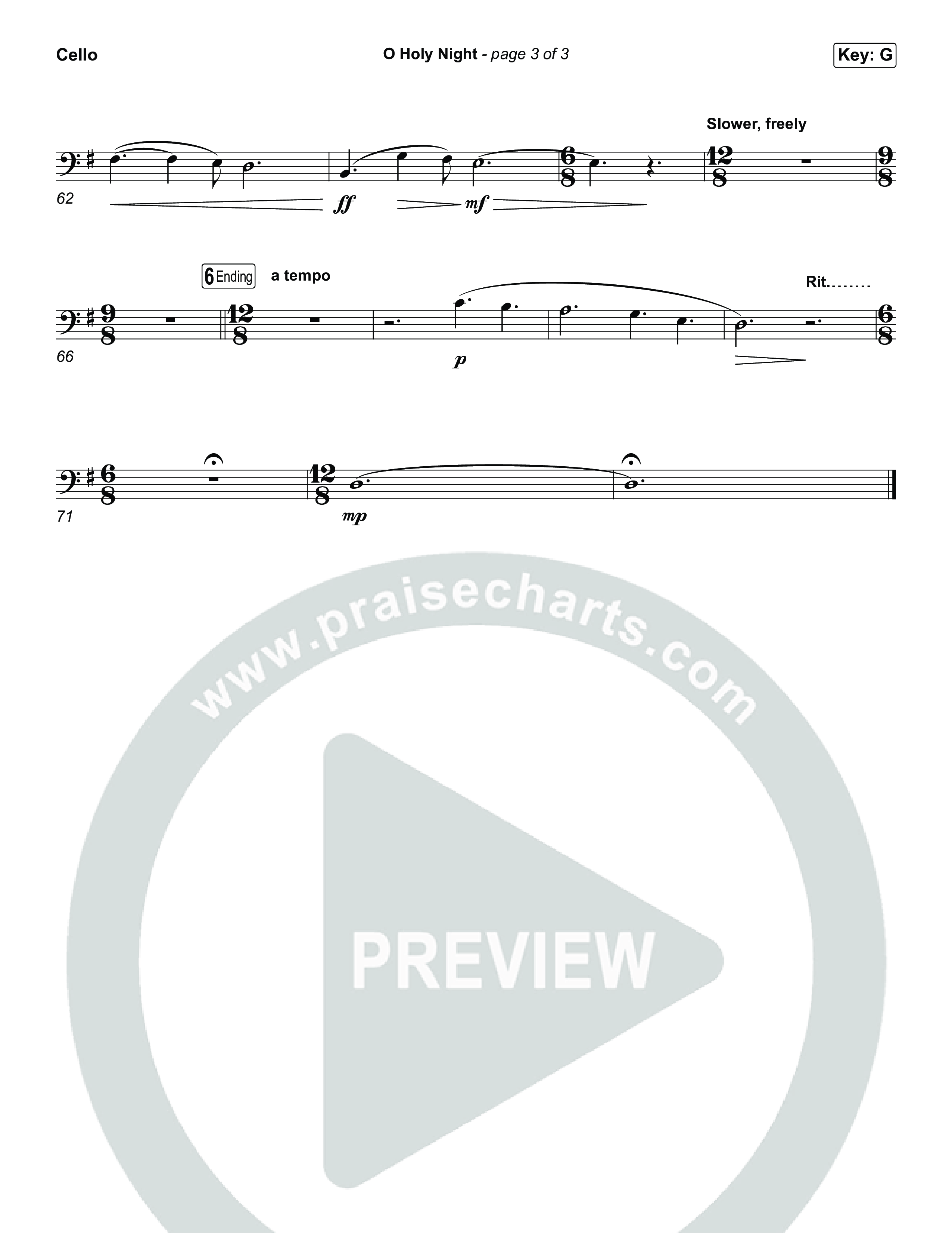 O Holy Night Cello (Keith & Kristyn Getty / The Getty Girls)