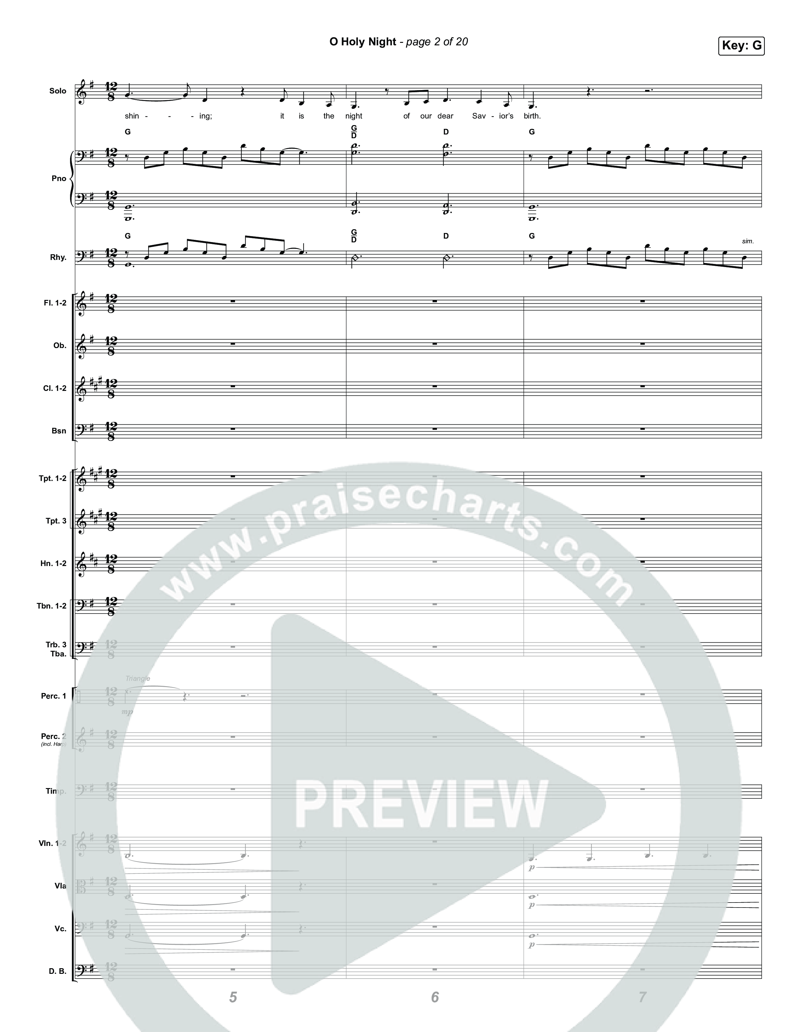 O Holy Night Orchestration (Keith & Kristyn Getty / The Getty Girls)