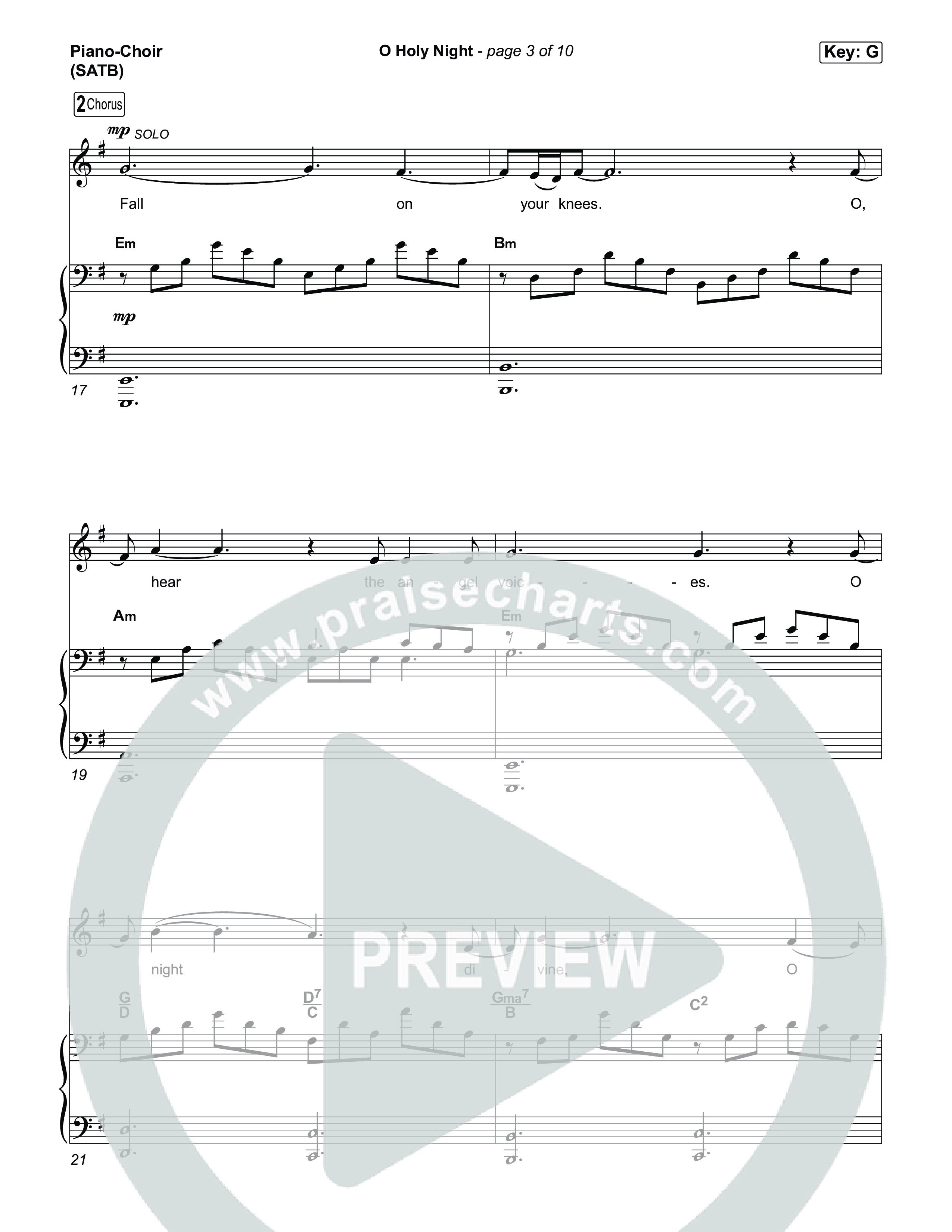 O Holy Night Piano/Vocal Pack (Keith & Kristyn Getty / The Getty Girls)