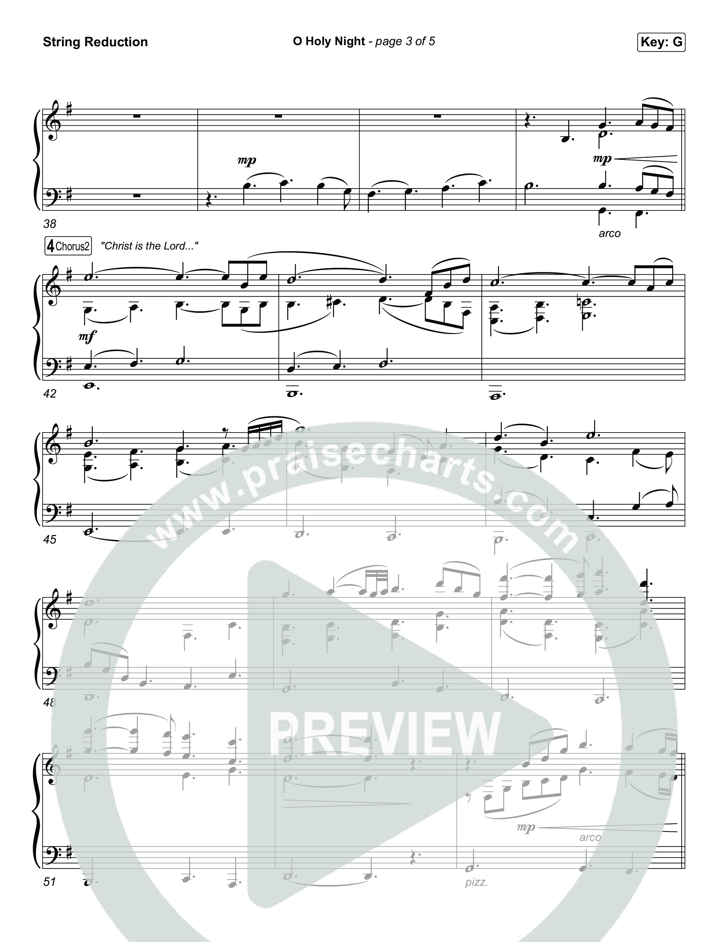 O Holy Night String Reduction (Keith & Kristyn Getty / The Getty Girls)