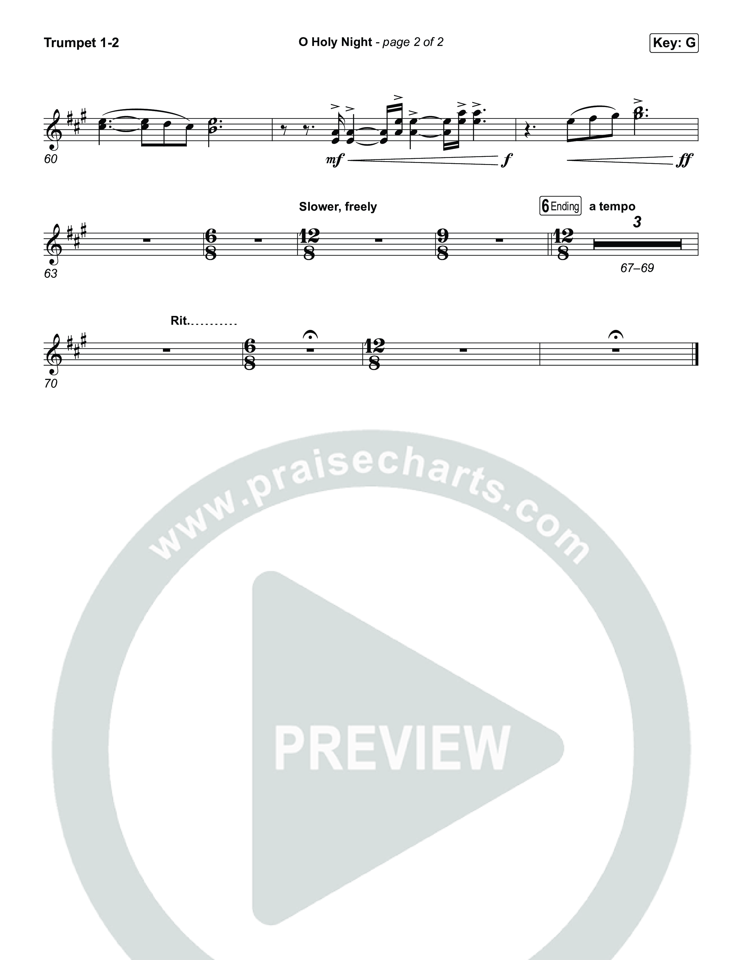 O Holy Night Trumpet 1,2 (Keith & Kristyn Getty / The Getty Girls)