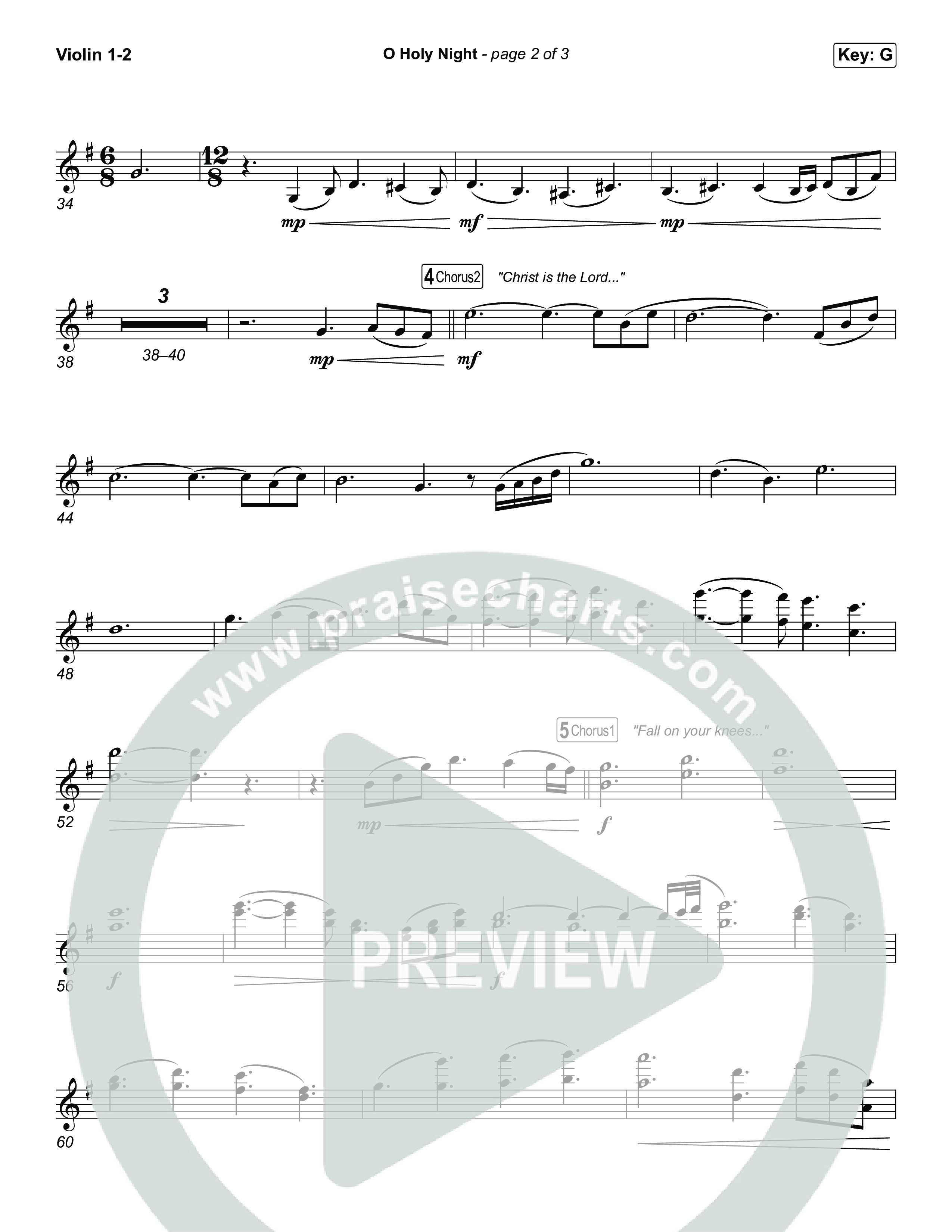 O Holy Night String Pack (Keith & Kristyn Getty / The Getty Girls)