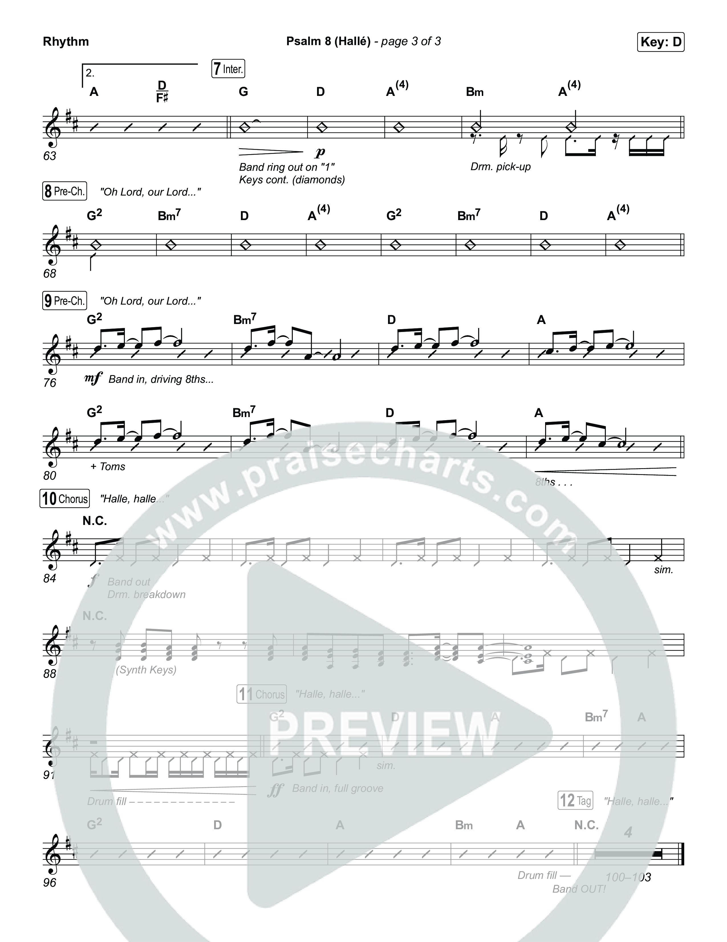 Psalm 8 (Hallé) Rhythm Pack (Phil Wickham)