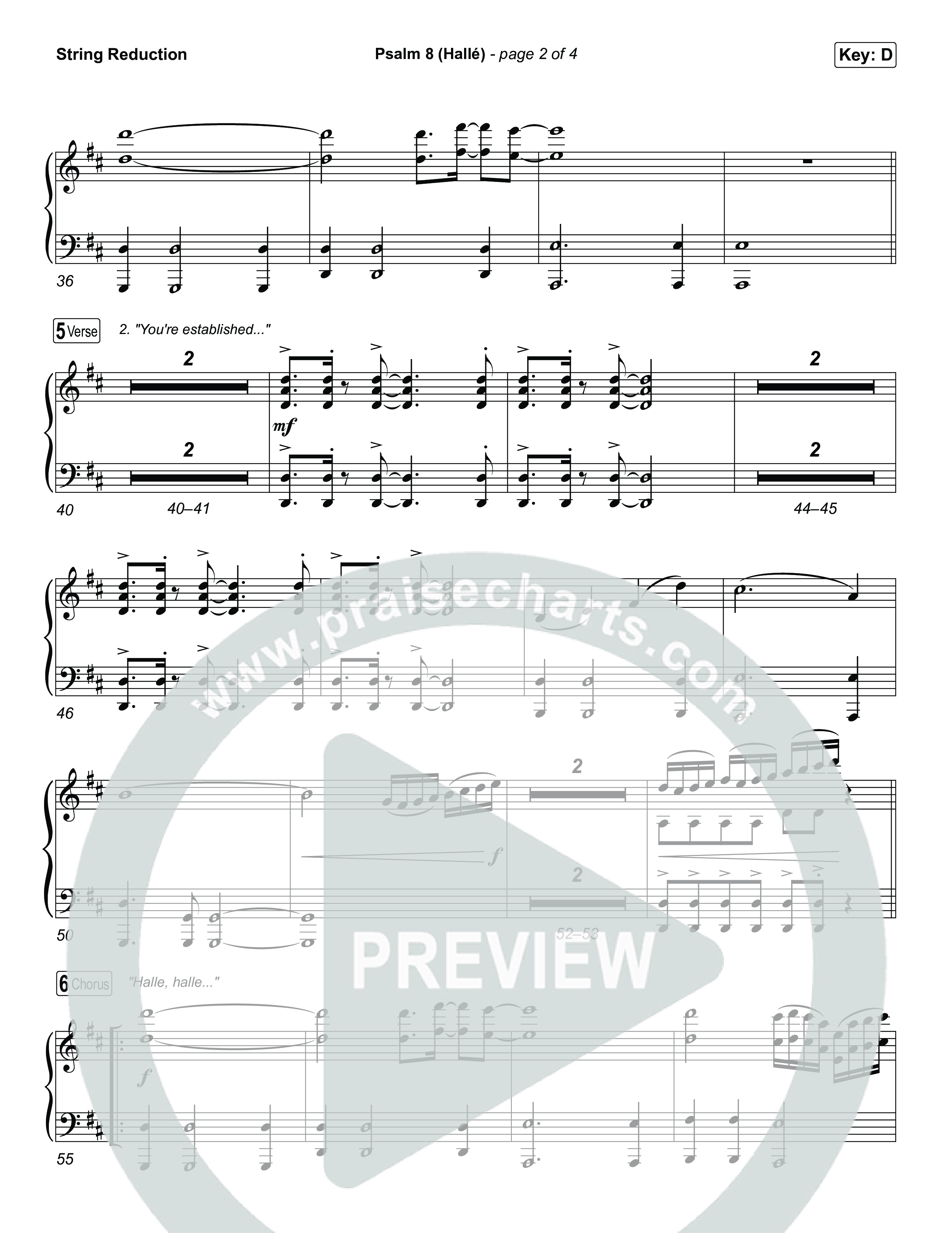 Psalm 8 (Hallé) String Reduction (Phil Wickham)