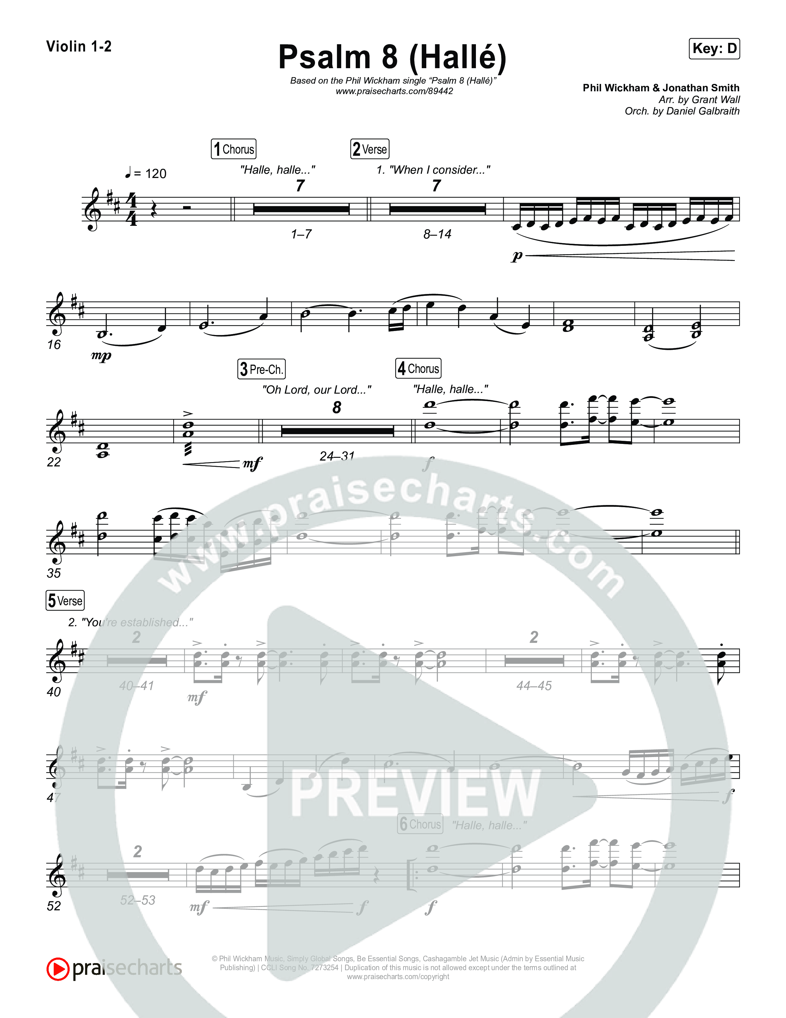 Psalm 8 (Hallé) String Pack (Phil Wickham)