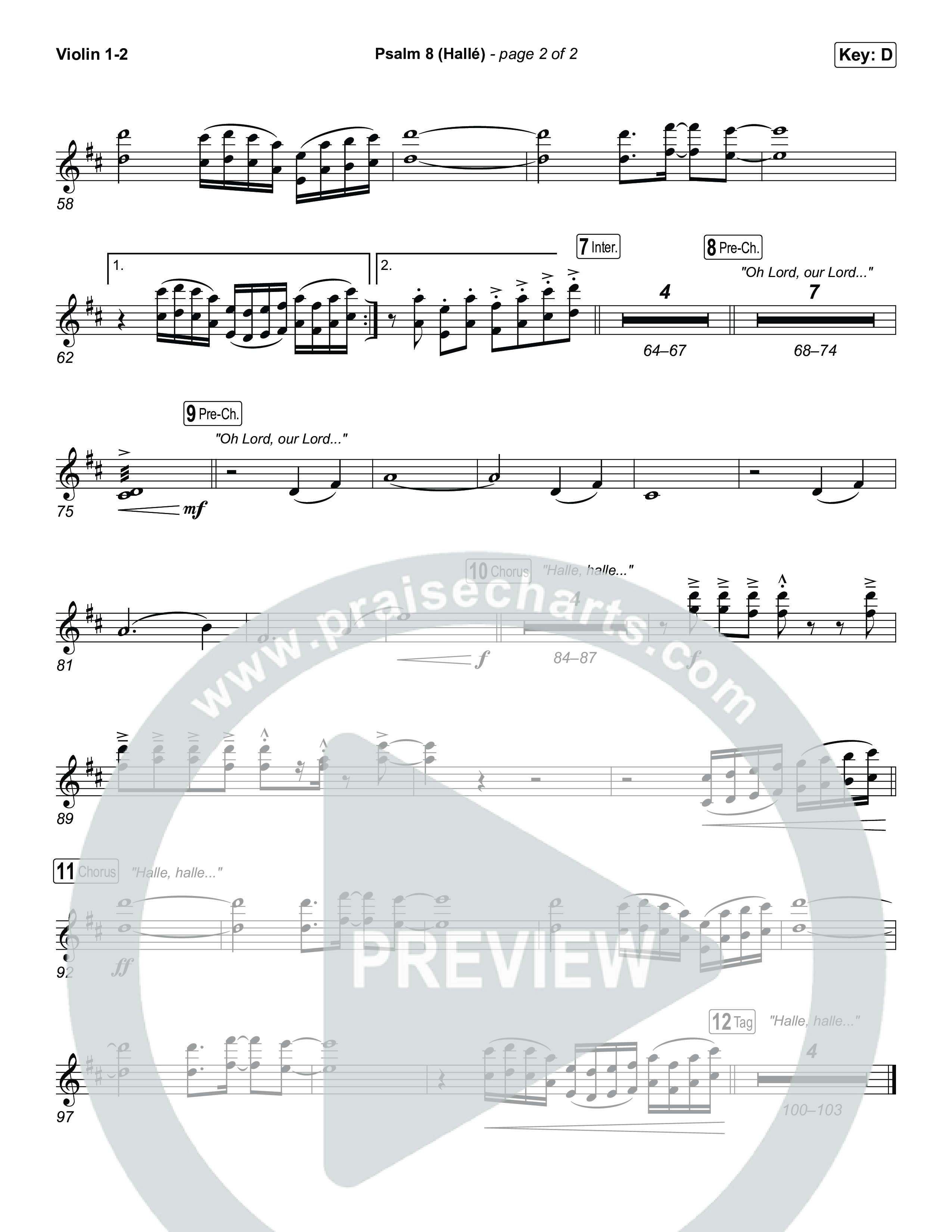 Psalm 8 (Hallé) String Pack (Phil Wickham)