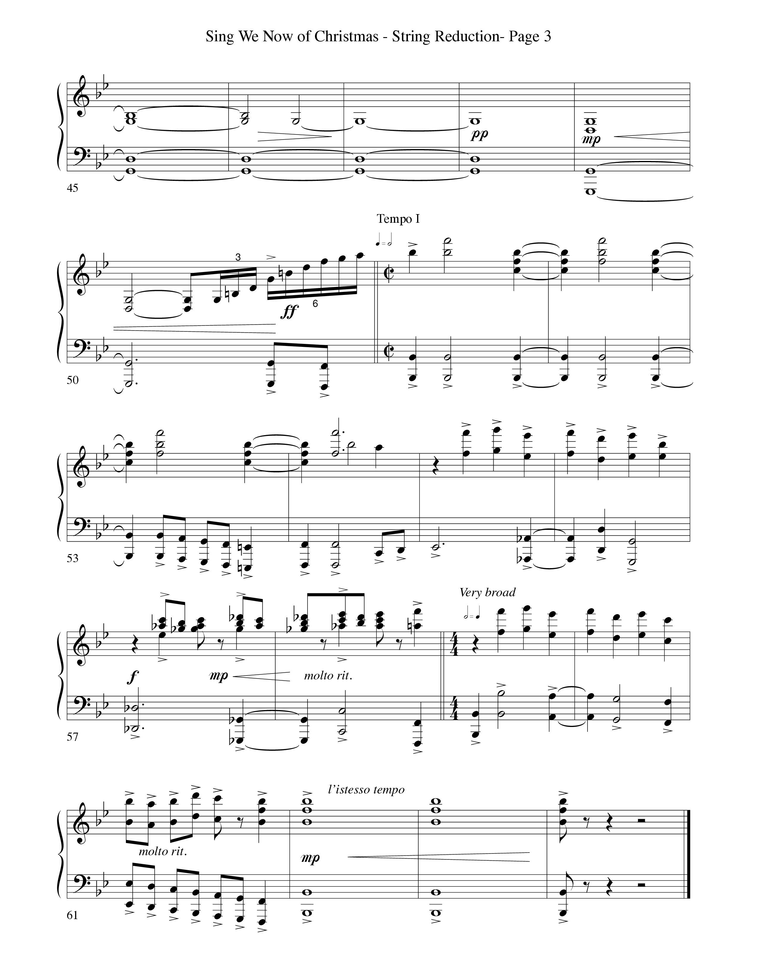 Sing We Now Of Christmas (Instrumental) String Reduction (Word Music Choral / Arr. David Hamilton)