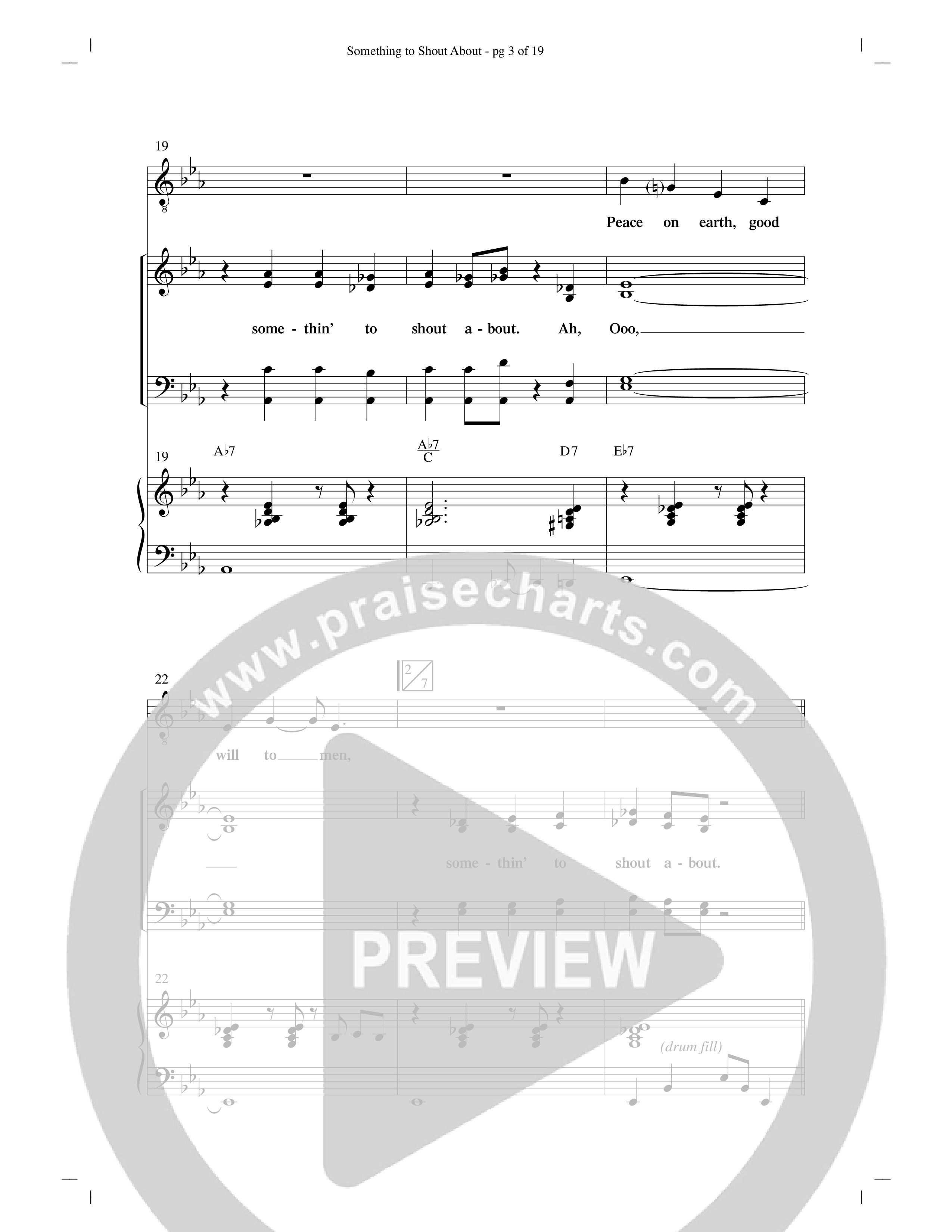 Something To Shout About (with Go Tell It On The Mountain) Anthem (SATB/Piano) (Word Music Choral)