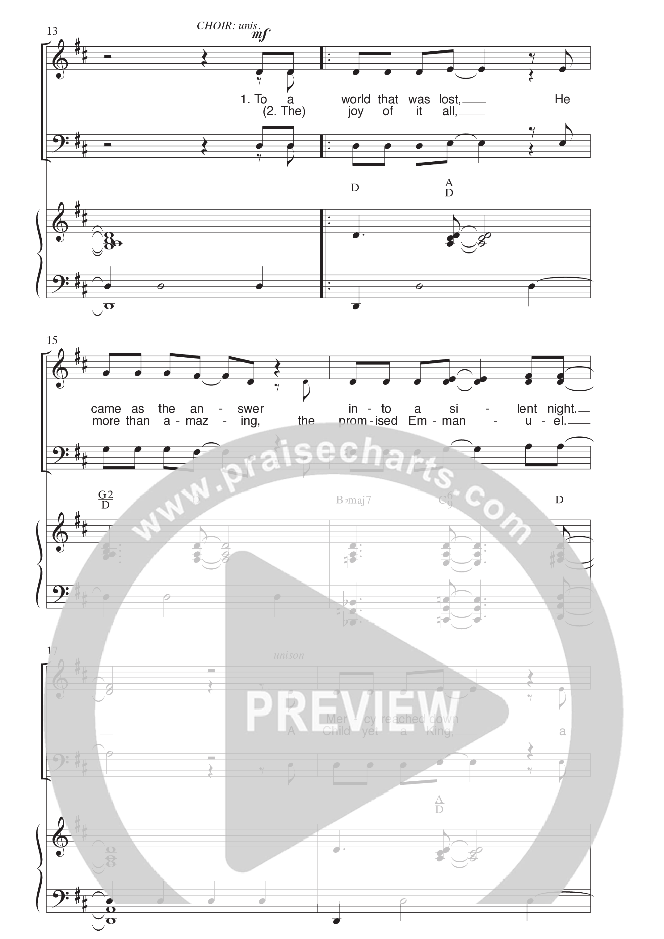 Child Of Light (Choral Anthem SATB) Anthem (SATB/Piano) (Word Music Choral / Arr. Robert Sterling)