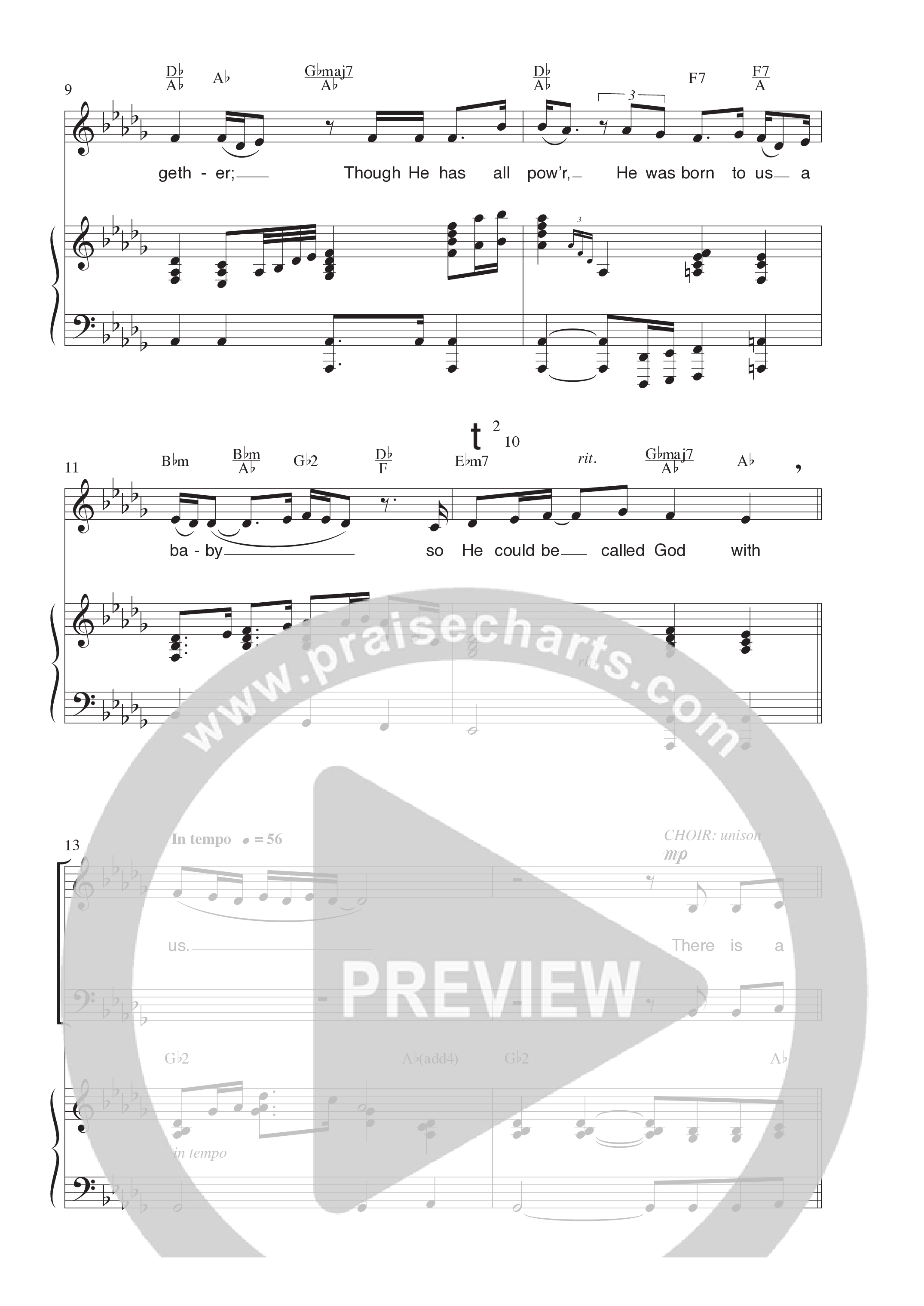 Emmanuel (Choral Anthem SATB) Anthem (SATB/Piano) (Word Music Choral / Arr. Russell Mauldin)