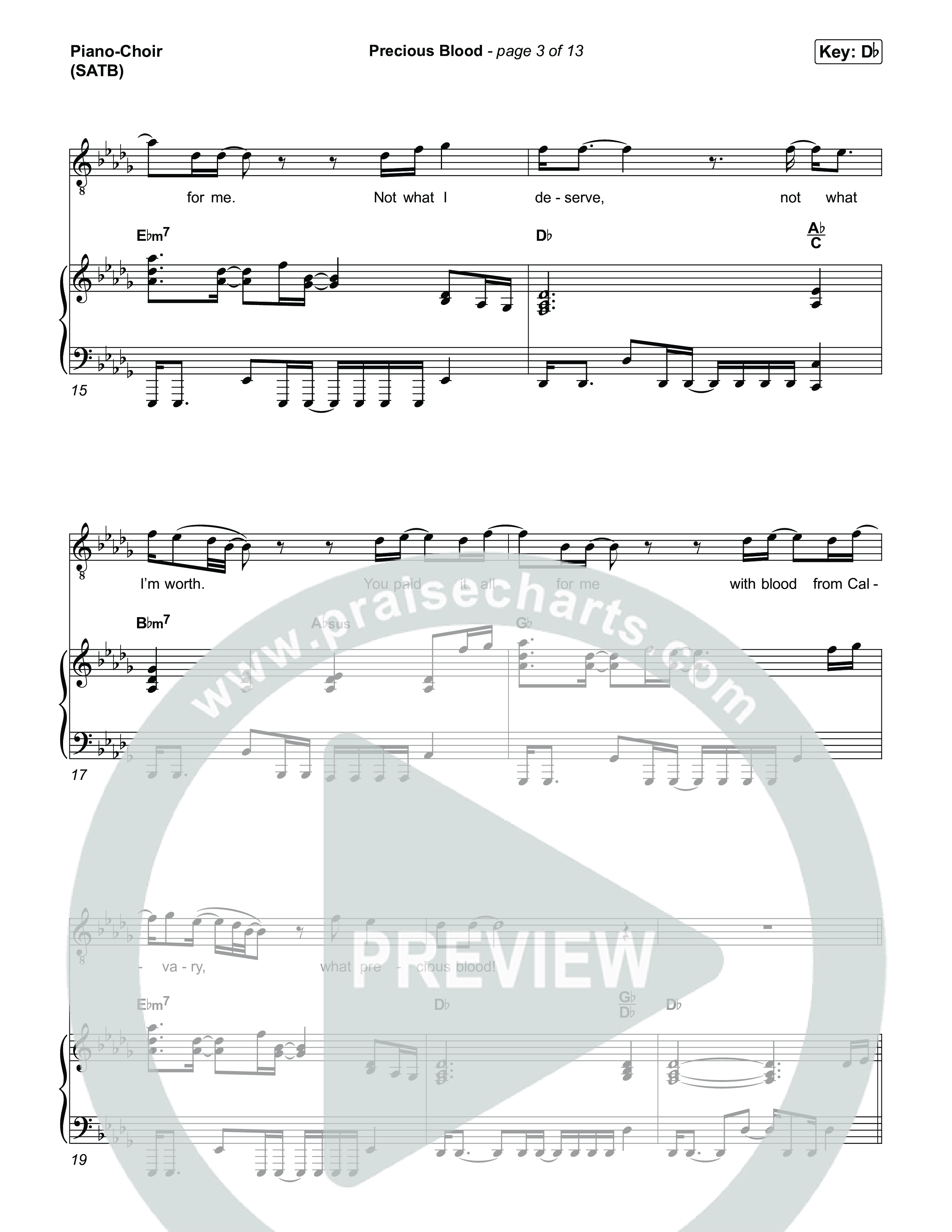 Precious Blood Piano/Vocal Pack (Tyler Sullivan)