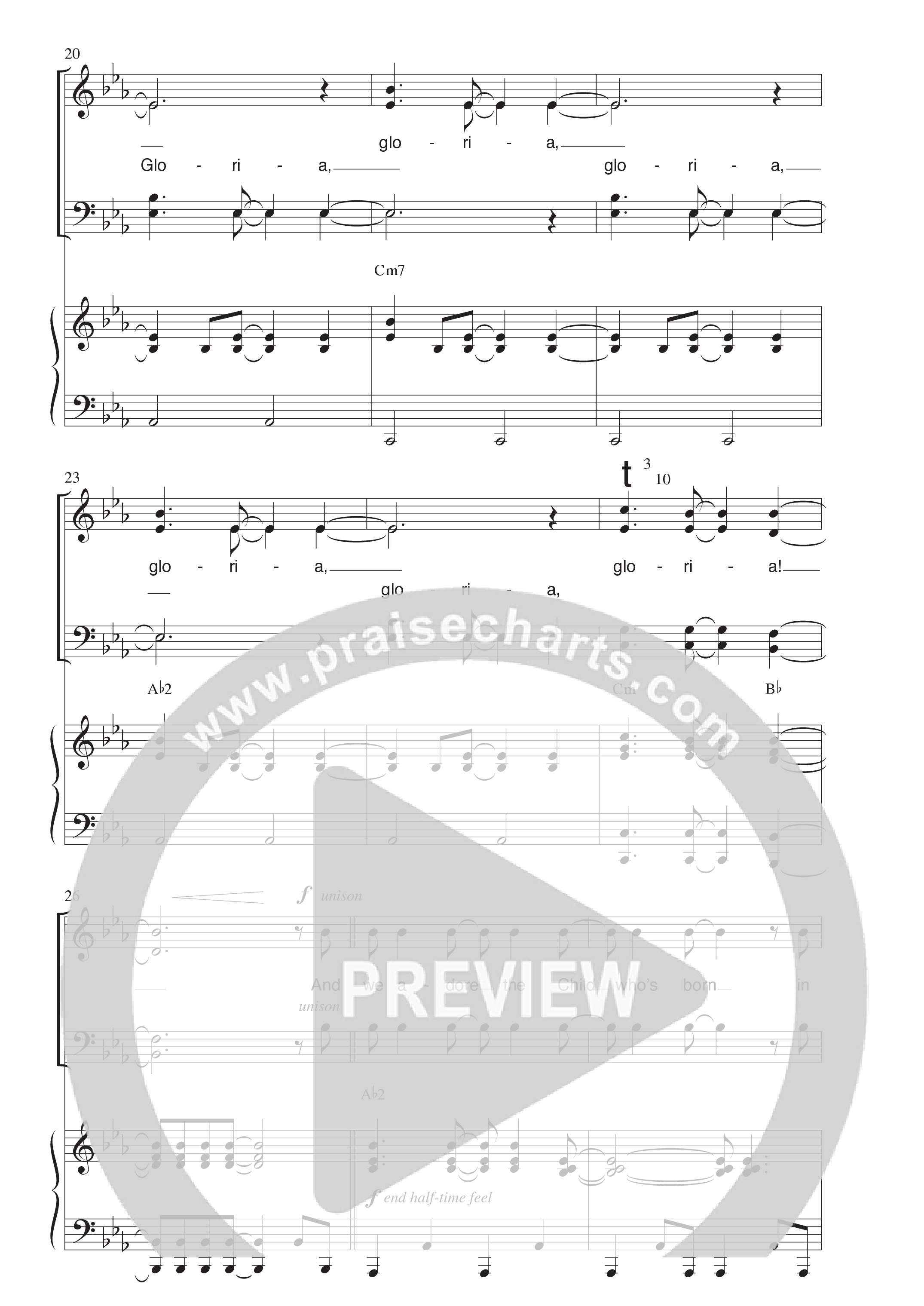 Heaven's Come To Earth Today (Choral Anthem SATB) Anthem (SATB/Piano) (Word Music Choral / Arr. Camp Kirkland)