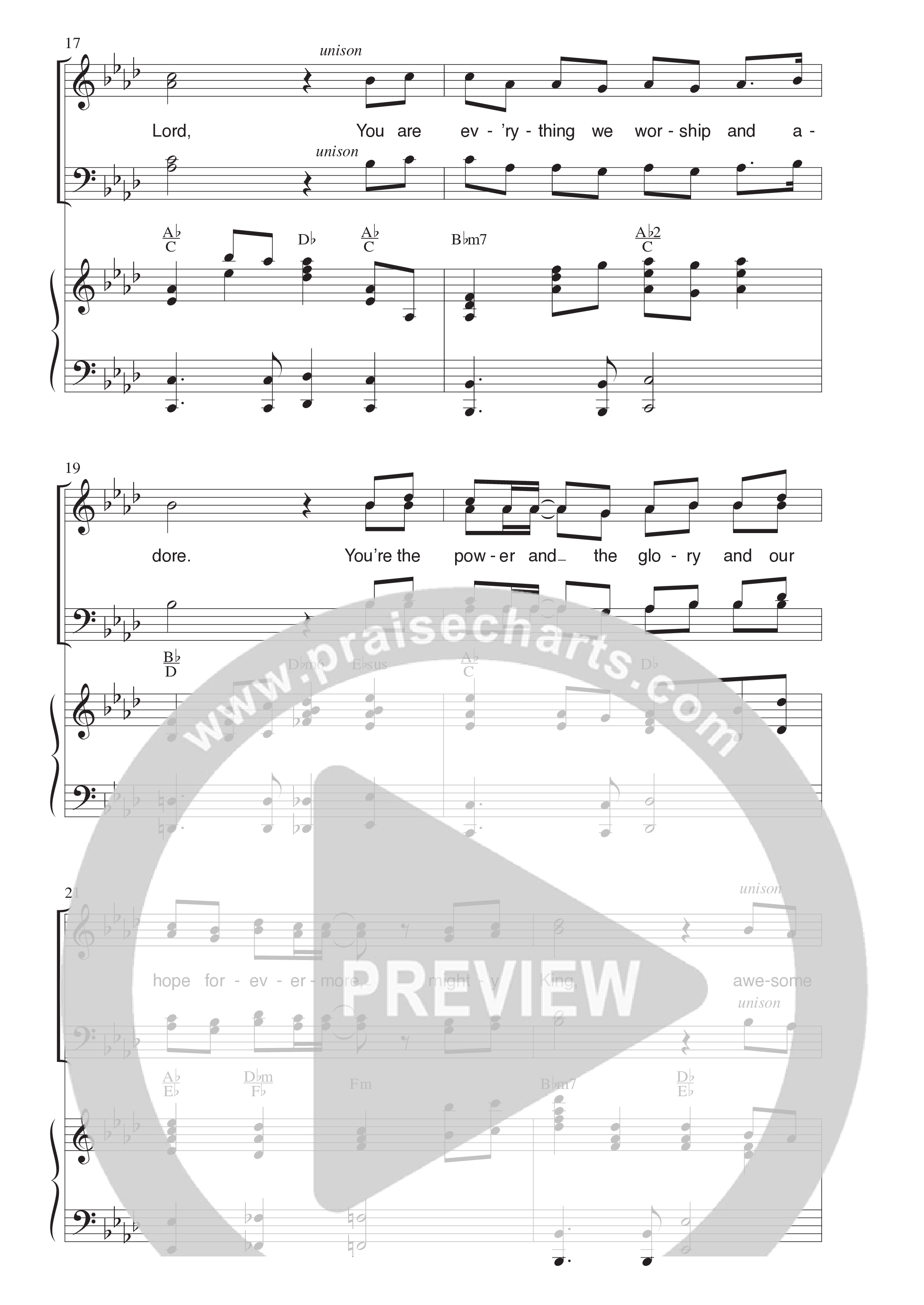Mighty King (with Crown Him King Of Kings) (Choral Anthem SATB) Anthem (SATB/Piano) (Word Music Choral / Arr. Dave Williamson)