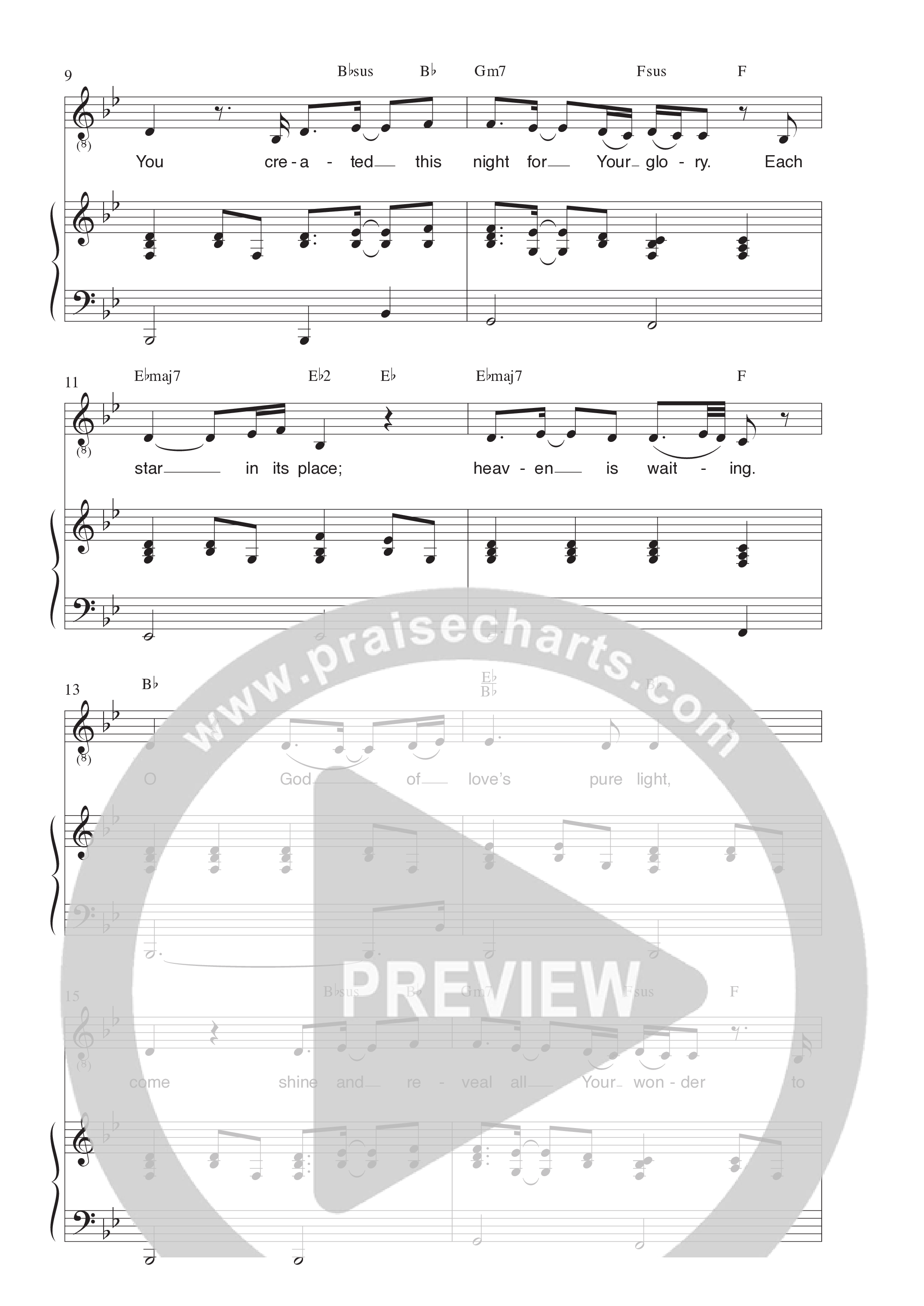 Night Of Alleluias (Choral Anthem SATB) Anthem (SATB/Piano) (Word Music Choral / Arr. Dave Williamson)