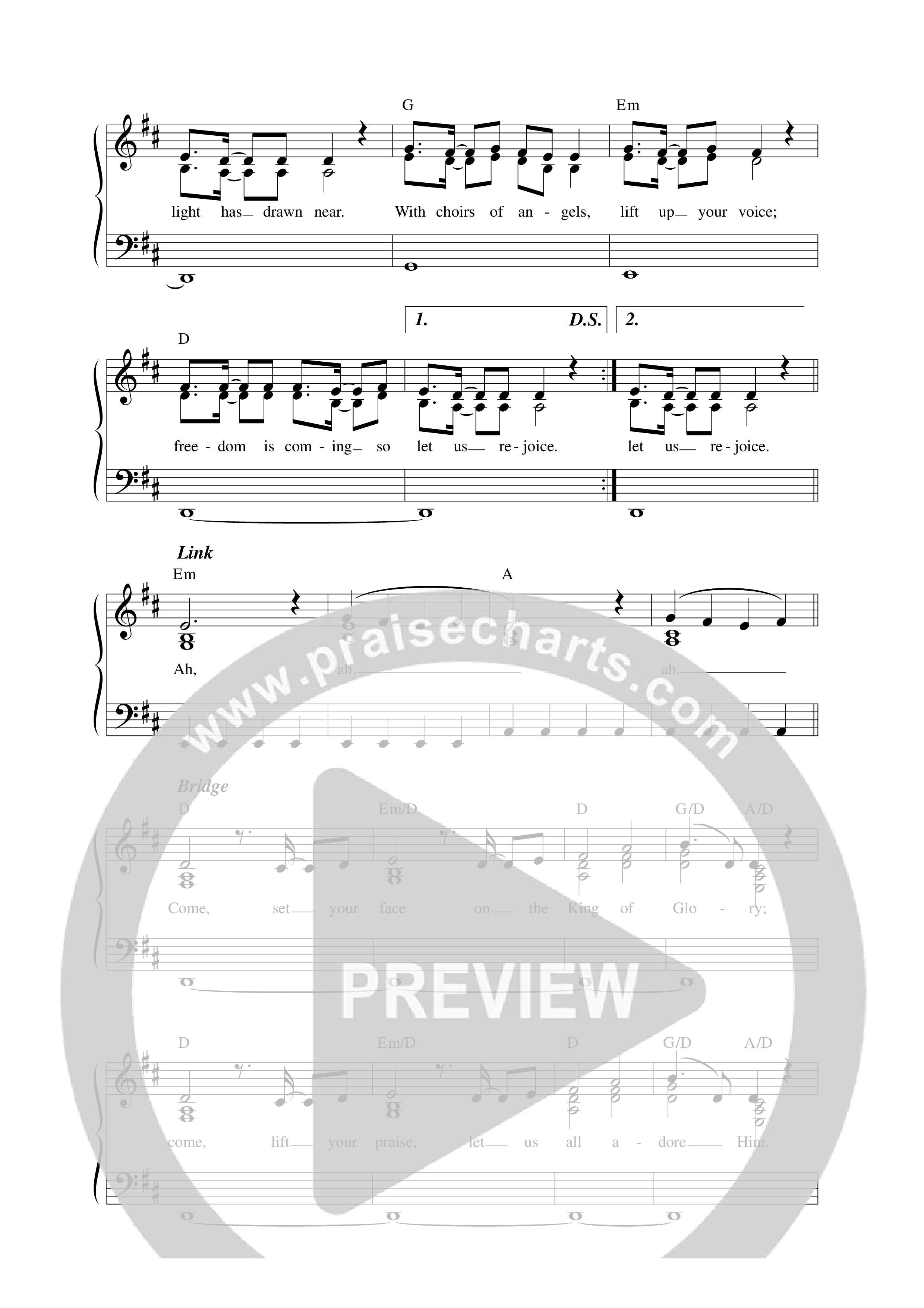 Come Now And Worship Lead Sheet Melody (Worship For Everyone)
