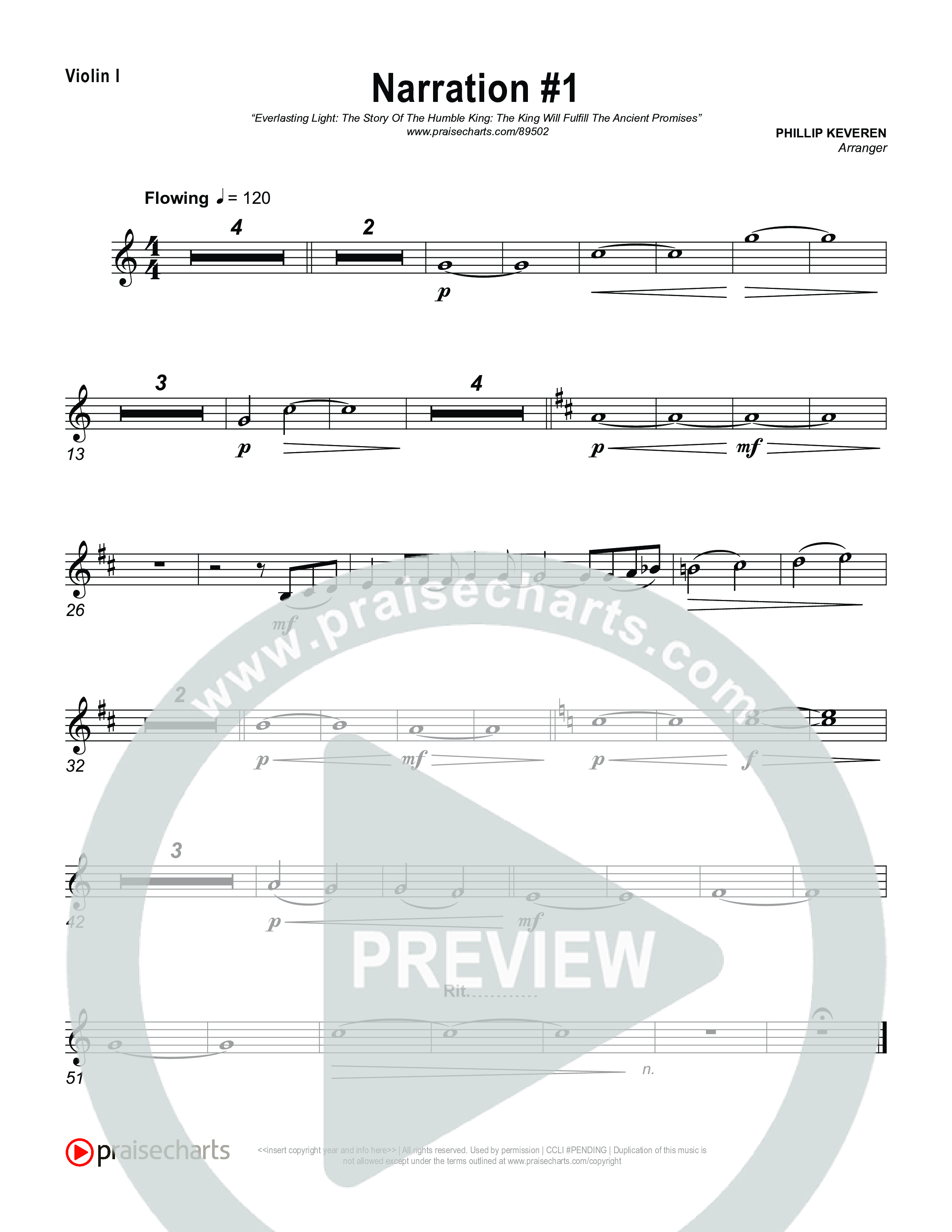 Reading 1: The King Will Fulfill The Ancient Promises Violin 1,2 (Museum Of The Bible)