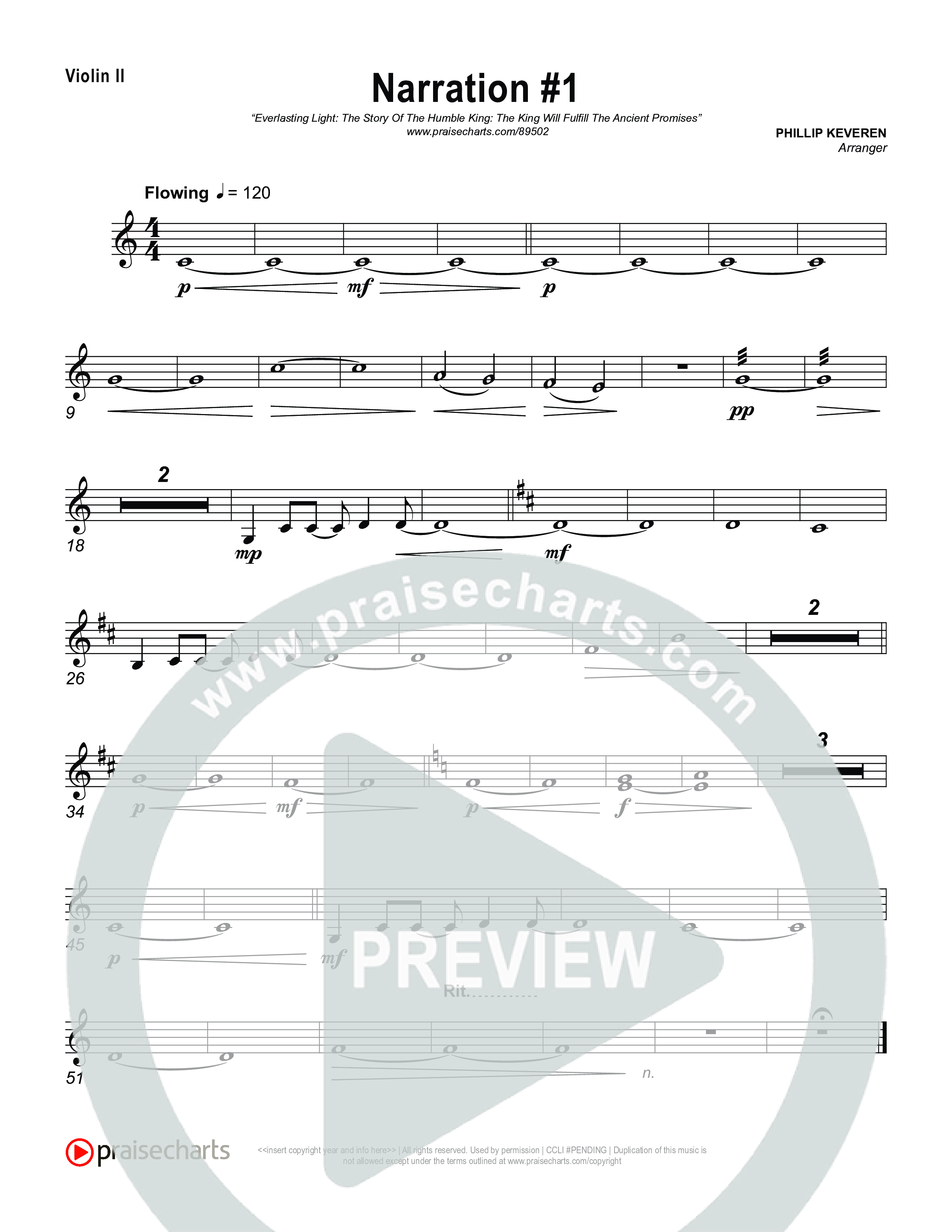 Reading 1: The King Will Fulfill The Ancient Promises Violin 1,2 (Museum Of The Bible)