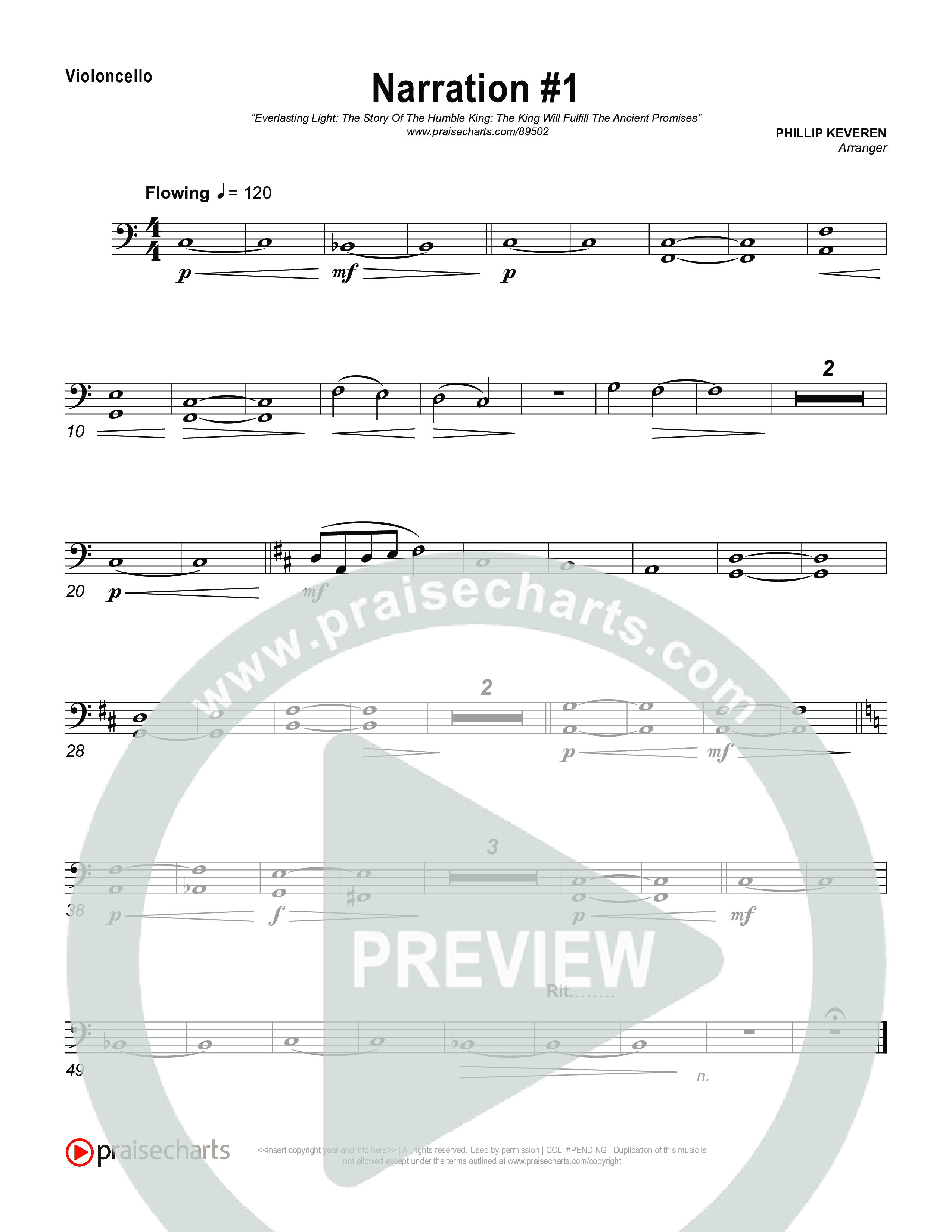 Reading 1: The King Will Fulfill The Ancient Promises Violincello (Museum Of The Bible)