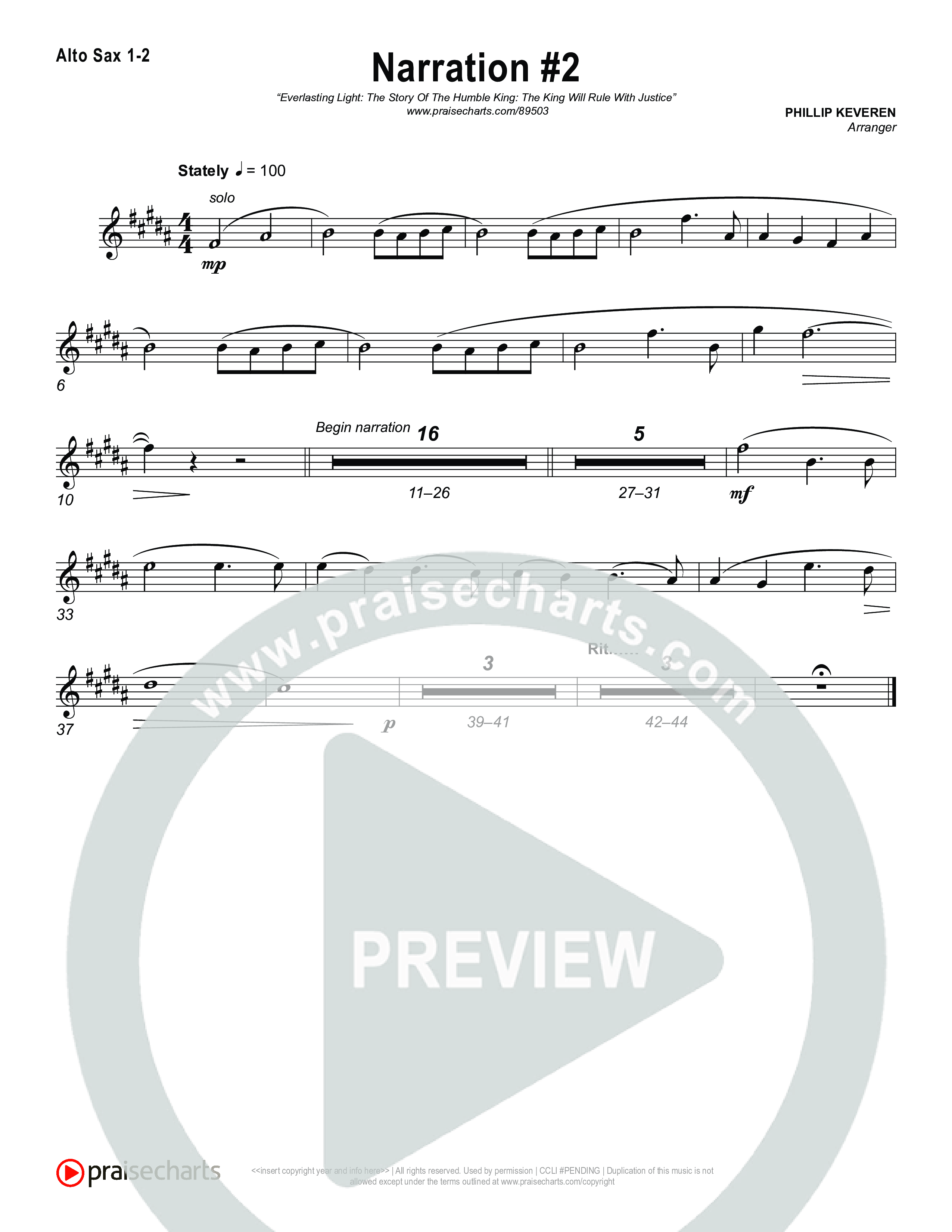 Reading 2: The King Will Rule With Justice Sax Pack (Museum Of The Bible)