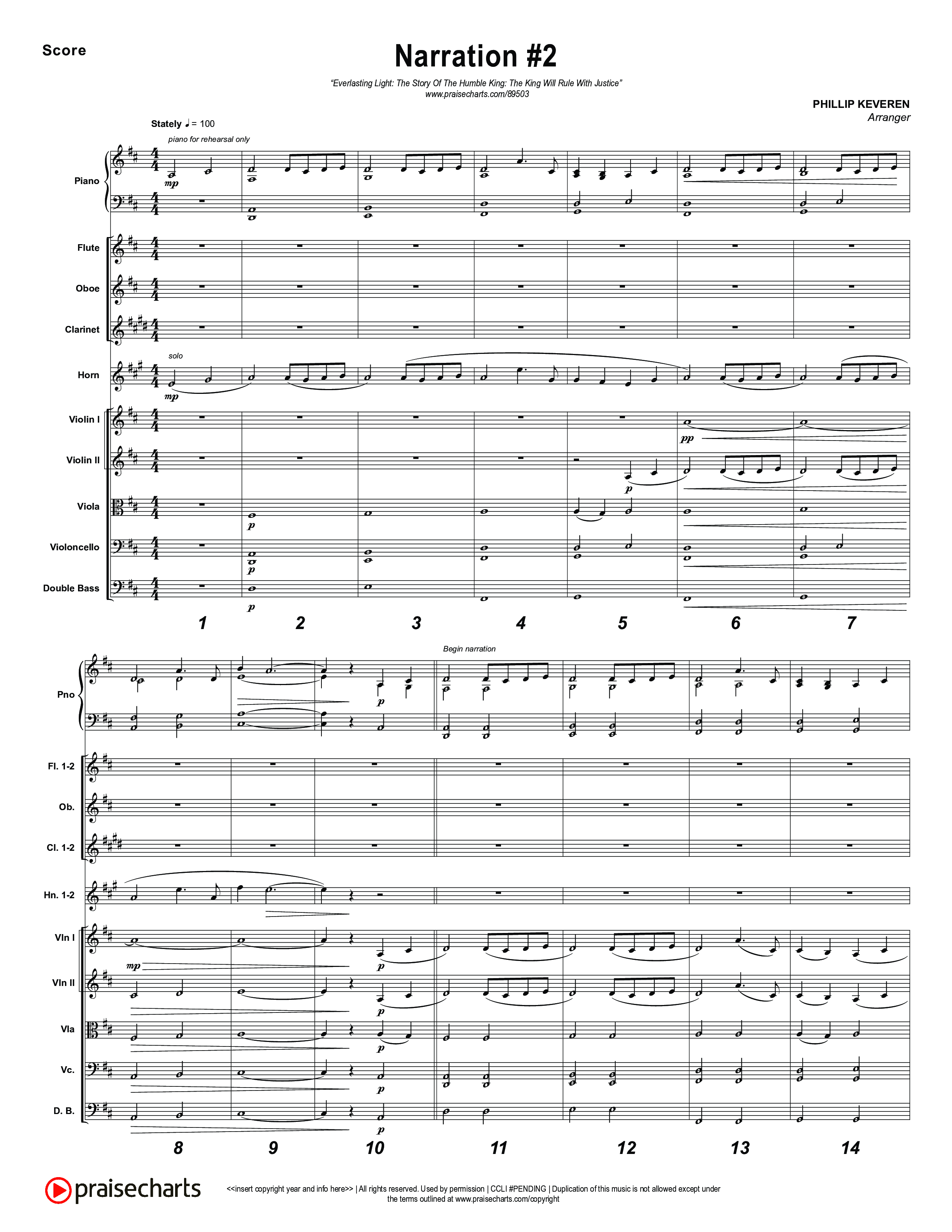 Reading 2: The King Will Rule With Justice Orchestration (Museum Of The Bible)