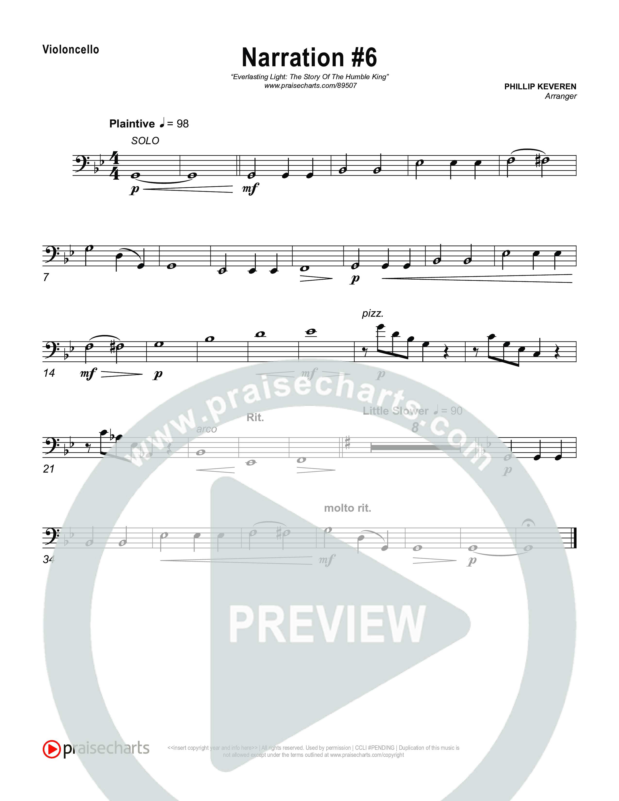 Reading 6: The King Will Be Immanuel: God With Us Violincello (Museum Of The Bible)