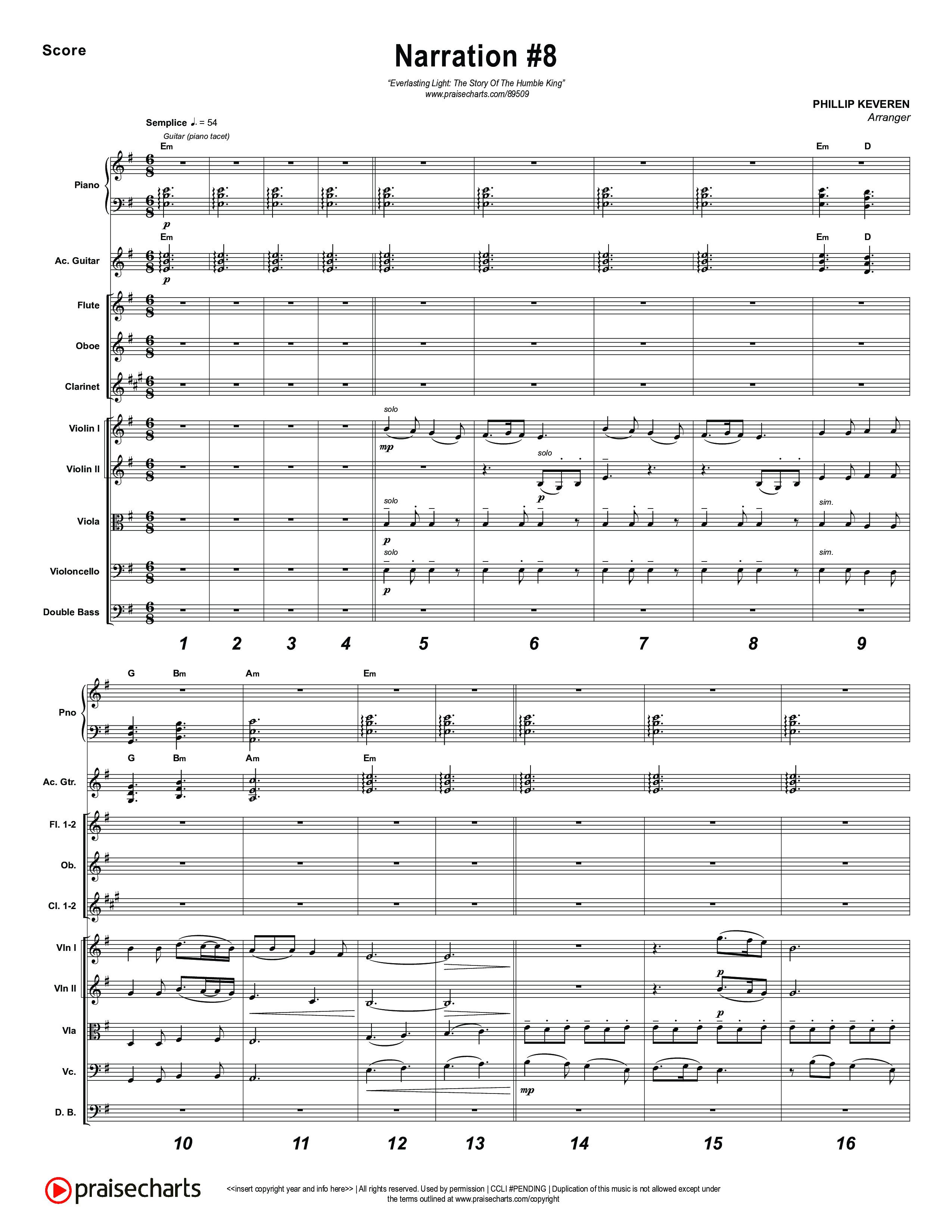 Reading 8: The King Will Receive Worship from All Nations Orchestration (Museum Of The Bible)