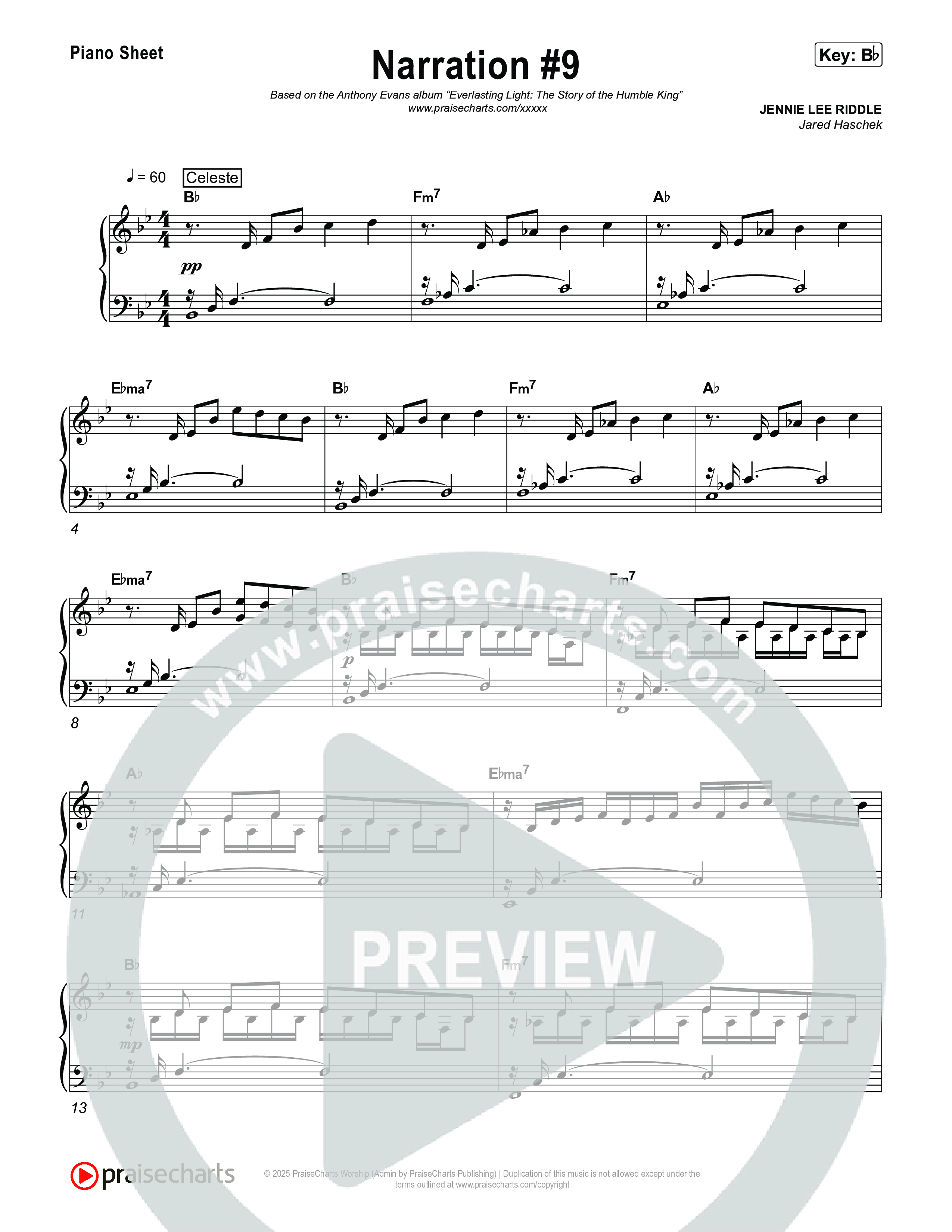 Reading 9: The King Will Reign Forever Piano Sheet (Museum Of The Bible)