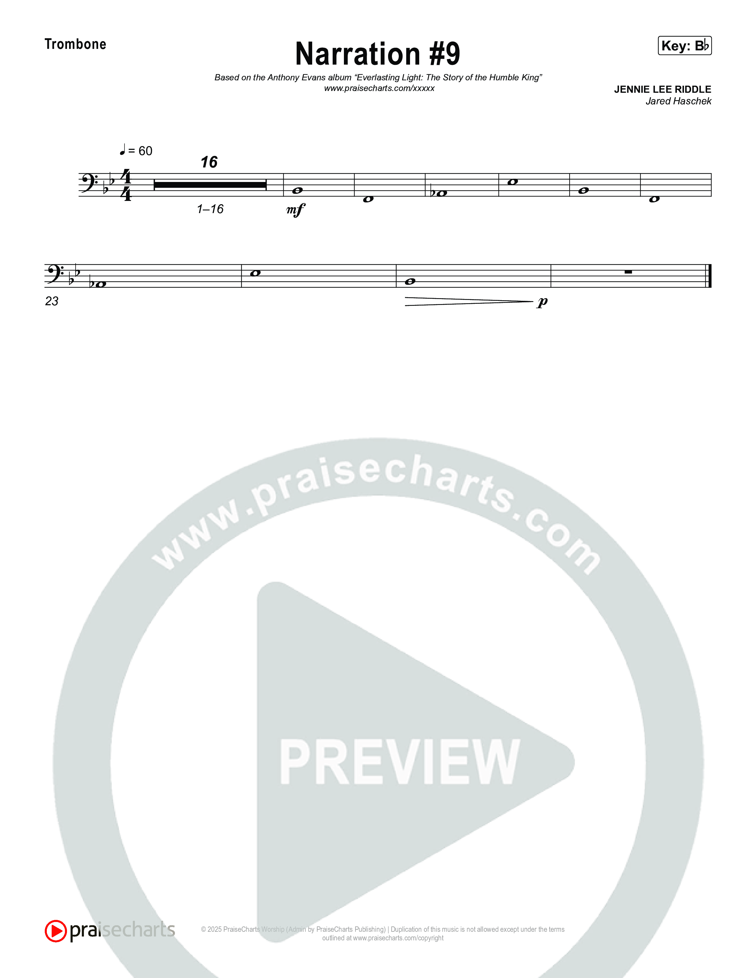 Reading 9: The King Will Reign Forever Trombone 1,2 (Museum Of The Bible)