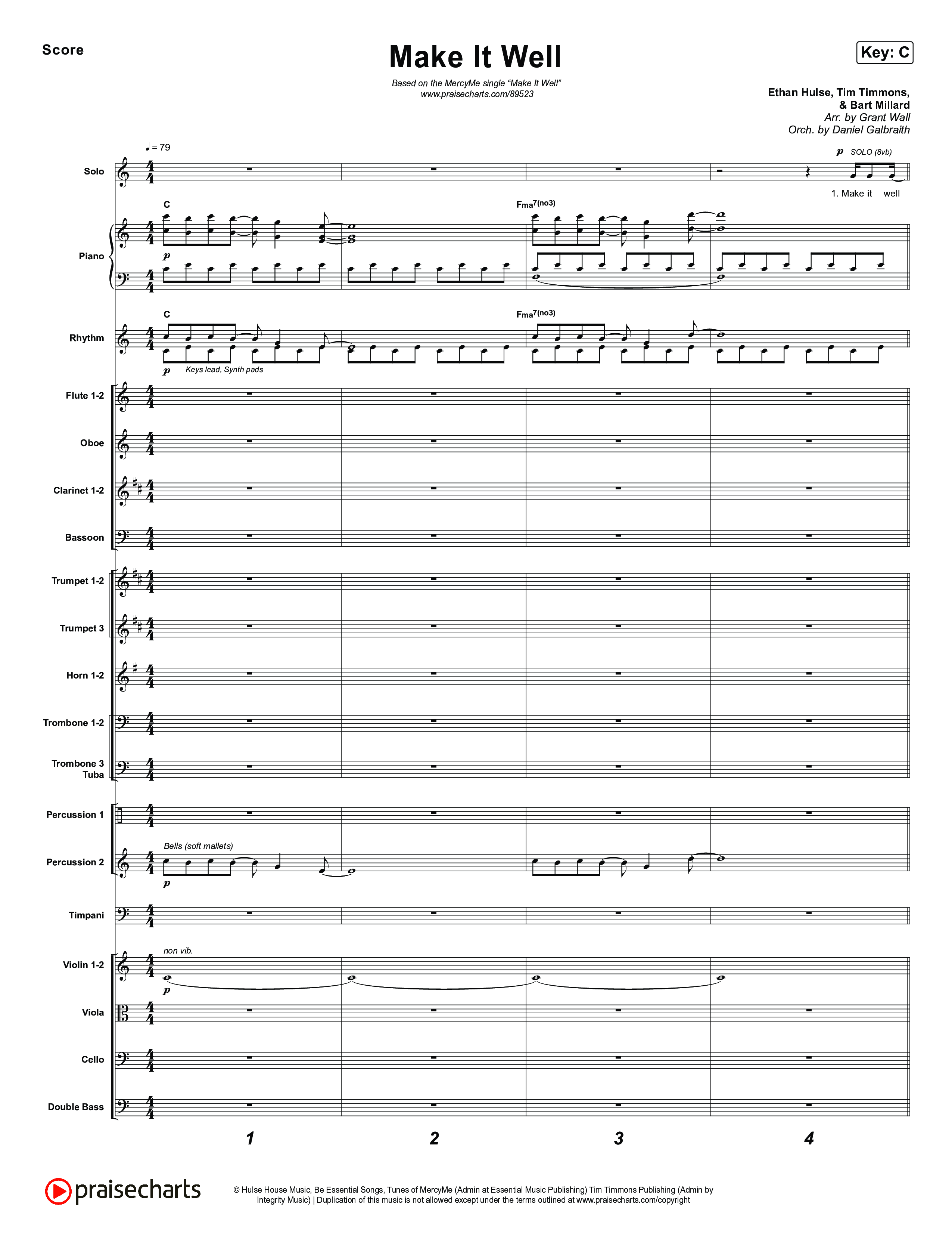 Make It Well Orchestration (MercyMe)