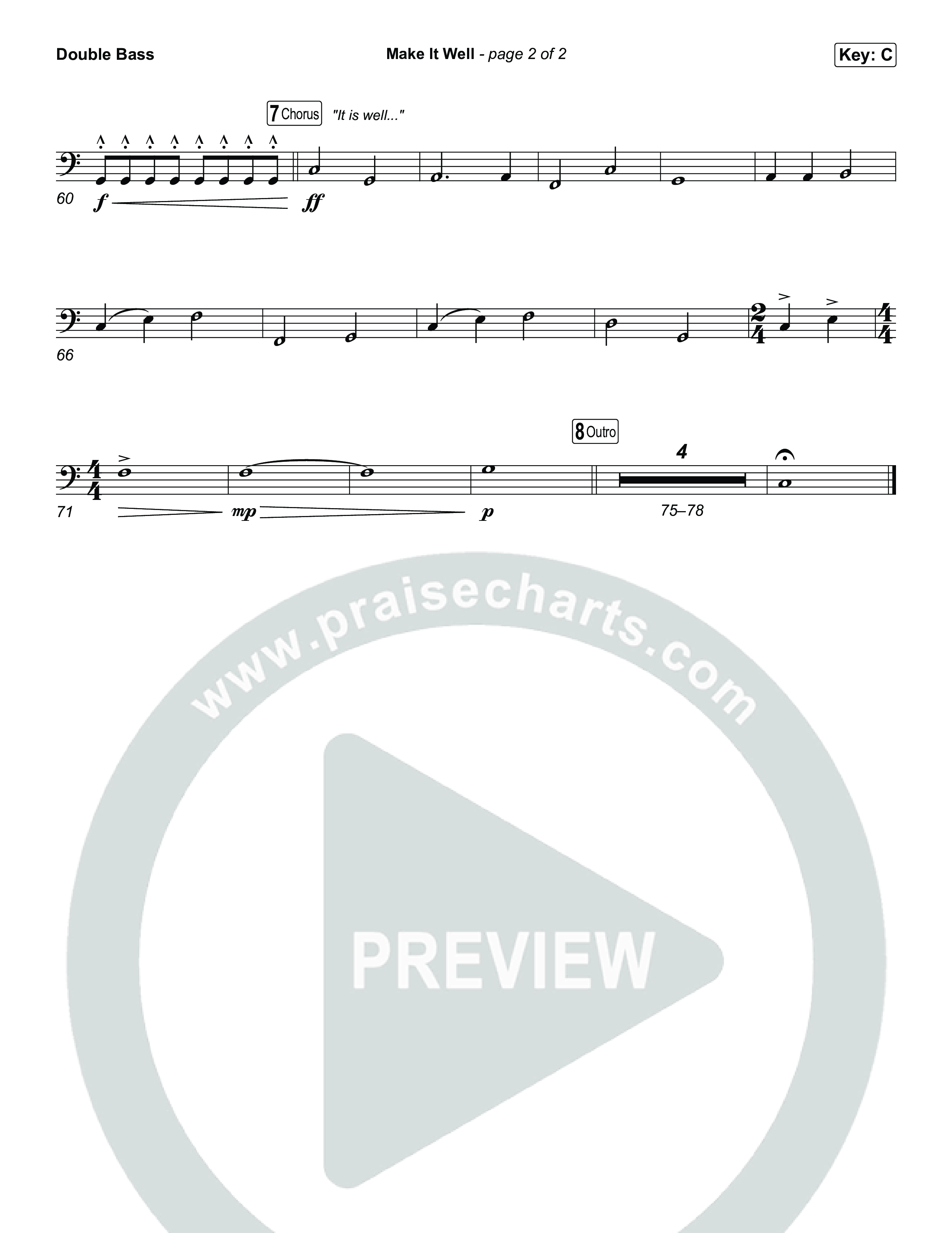 Make It Well String Bass (MercyMe)