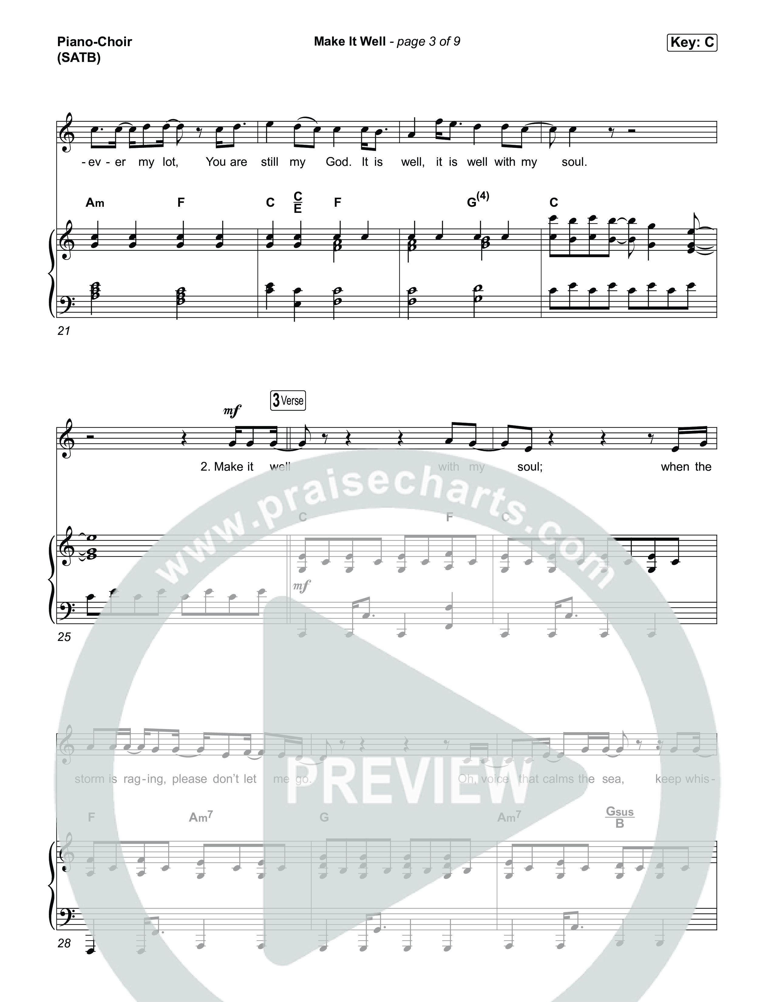 Make It Well Piano/Vocal Pack (MercyMe)