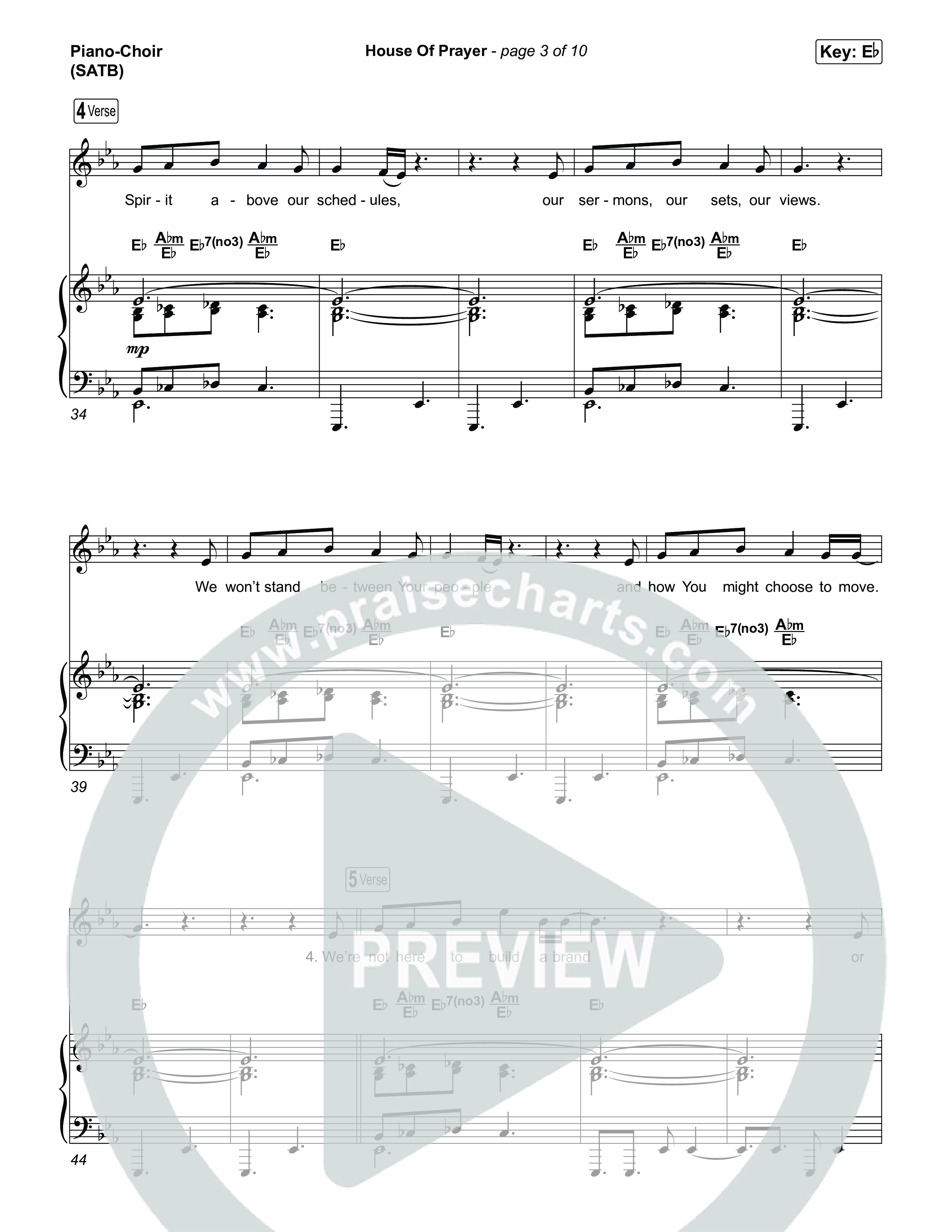 House Of Prayer Piano/Vocal Pack (Mitch Wong)