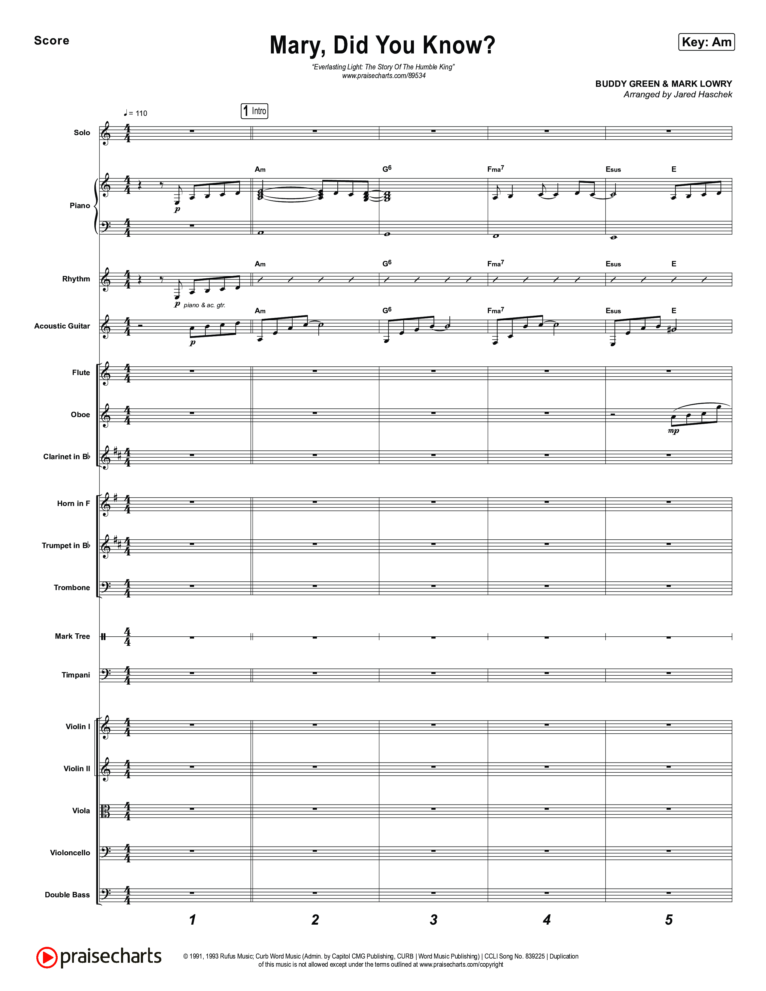 Mary Did You Know Orchestration (Museum Of The Bible)