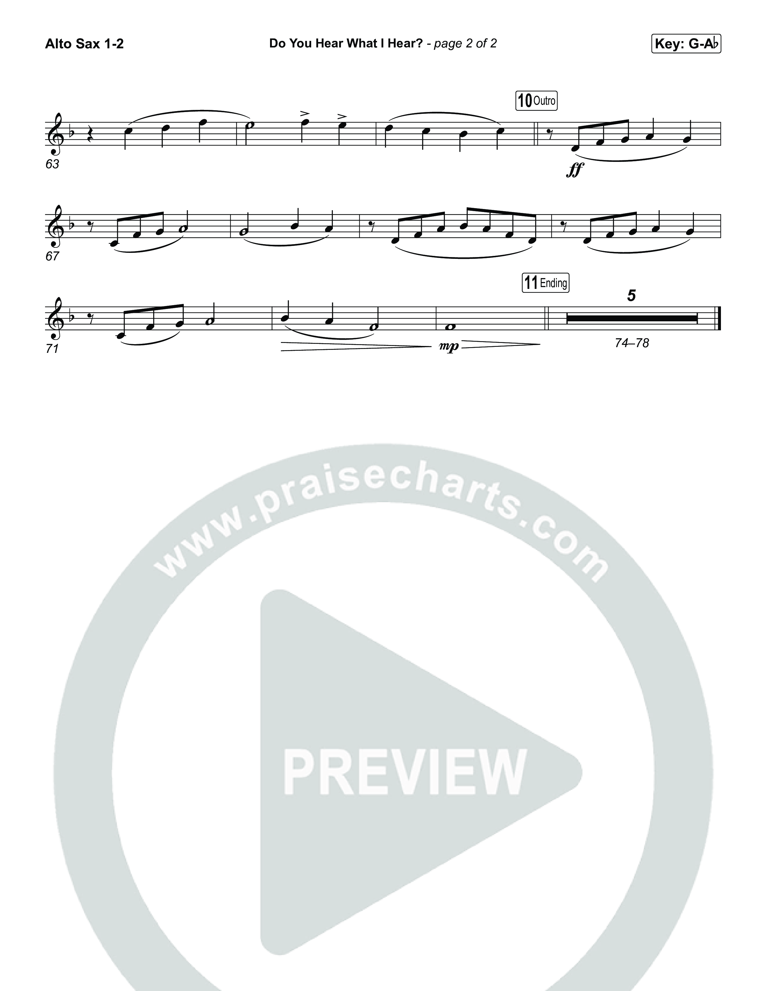 Do You Hear What I Hear Sax Pack (Museum Of The Bible / Arr. Jared Haschek)