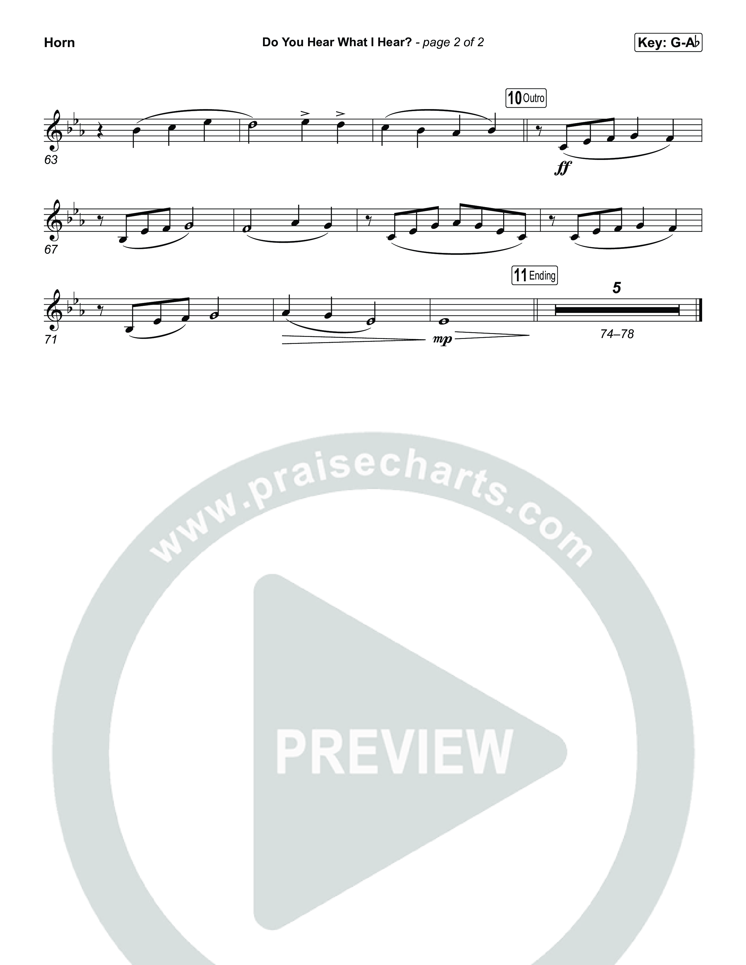 Do You Hear What I Hear Brass Pack (Museum Of The Bible / Arr. Jared Haschek)