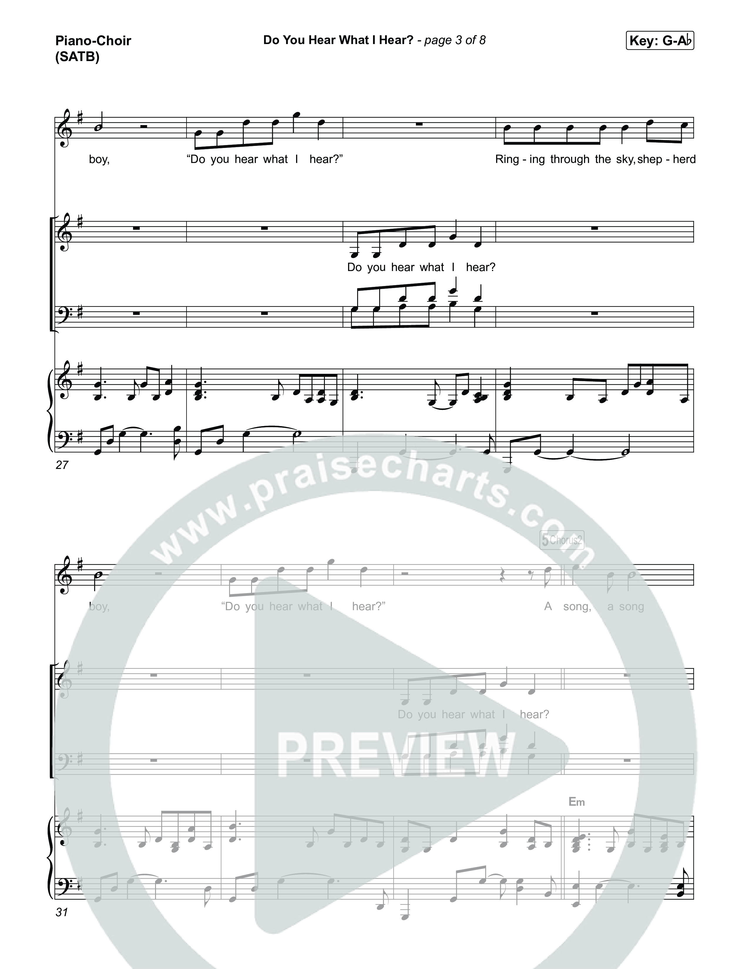 Do You Hear What I Hear Piano/Vocal Pack (Museum Of The Bible / Arr. Jared Haschek)