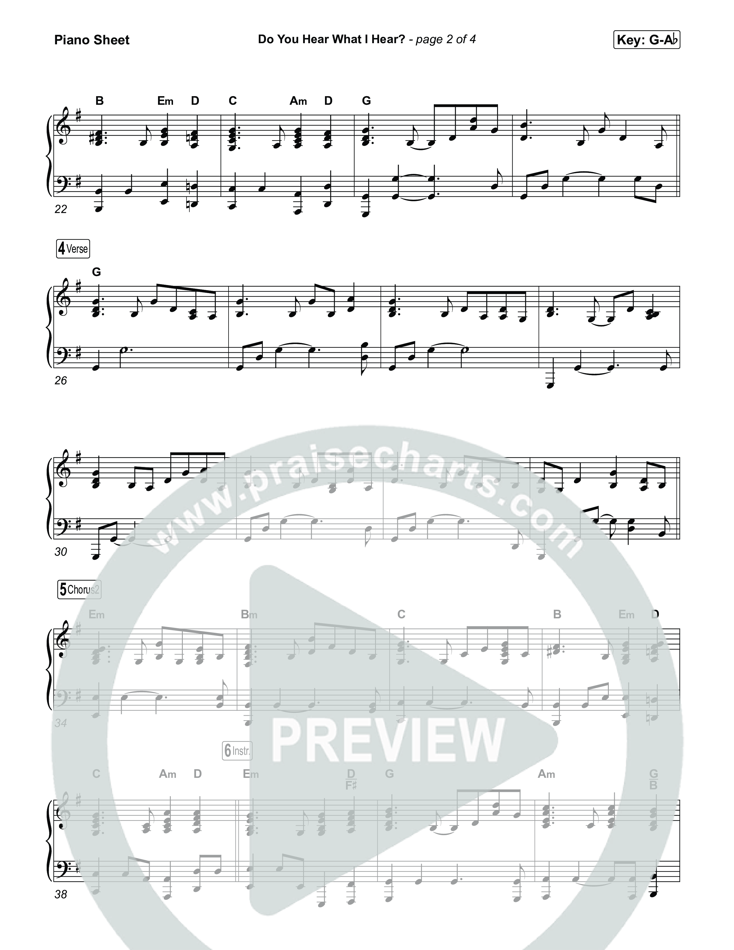 Do You Hear What I Hear Piano Sheet (Museum Of The Bible / Arr. Jared Haschek)