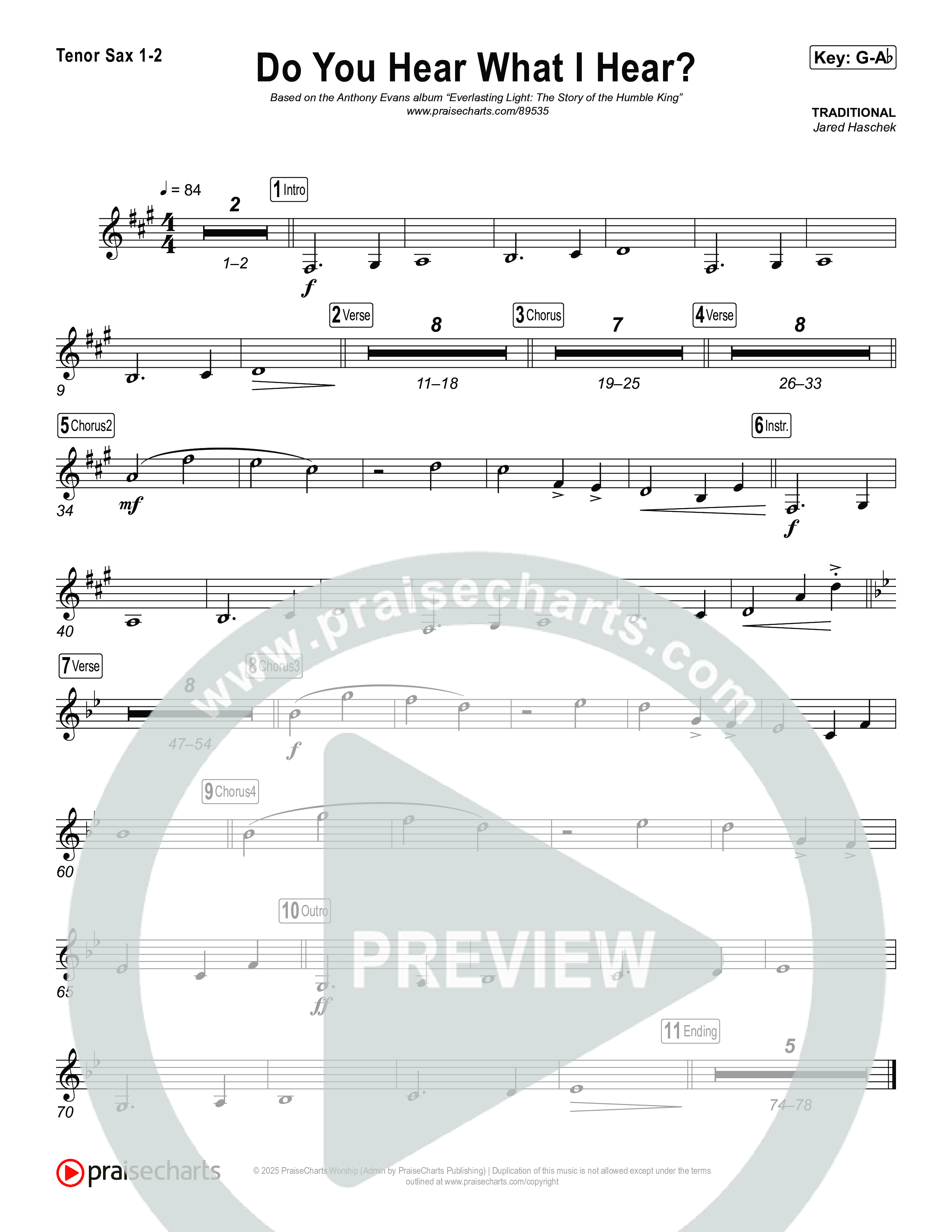 Do You Hear What I Hear Sax Pack (Museum Of The Bible / Arr. Jared Haschek)