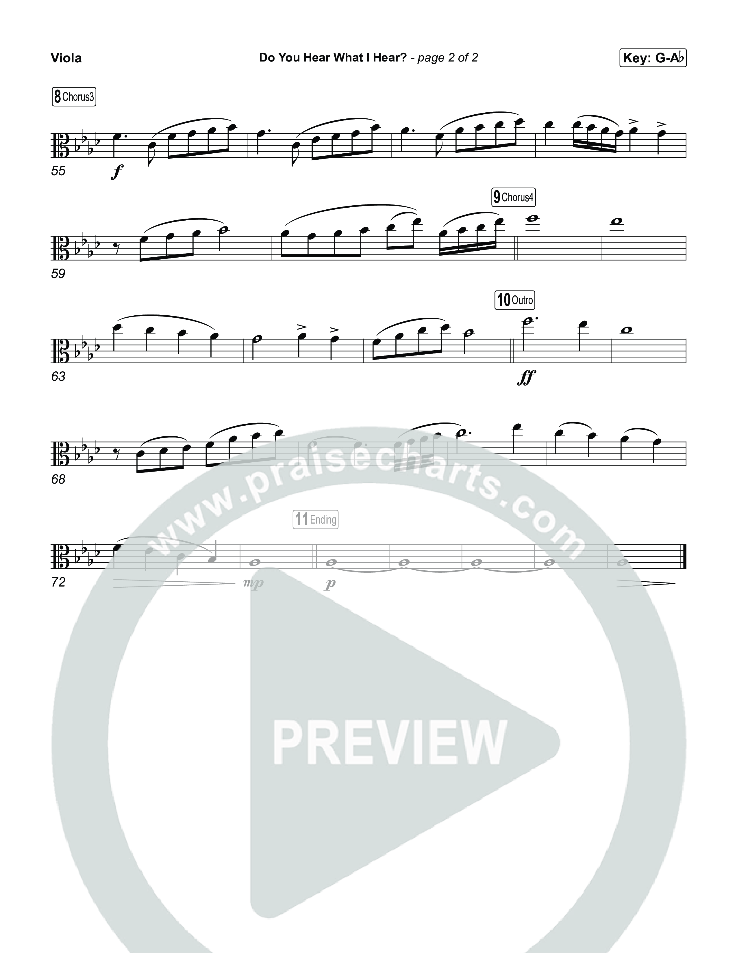 Do You Hear What I Hear Viola (Museum Of The Bible / Arr. Jared Haschek)