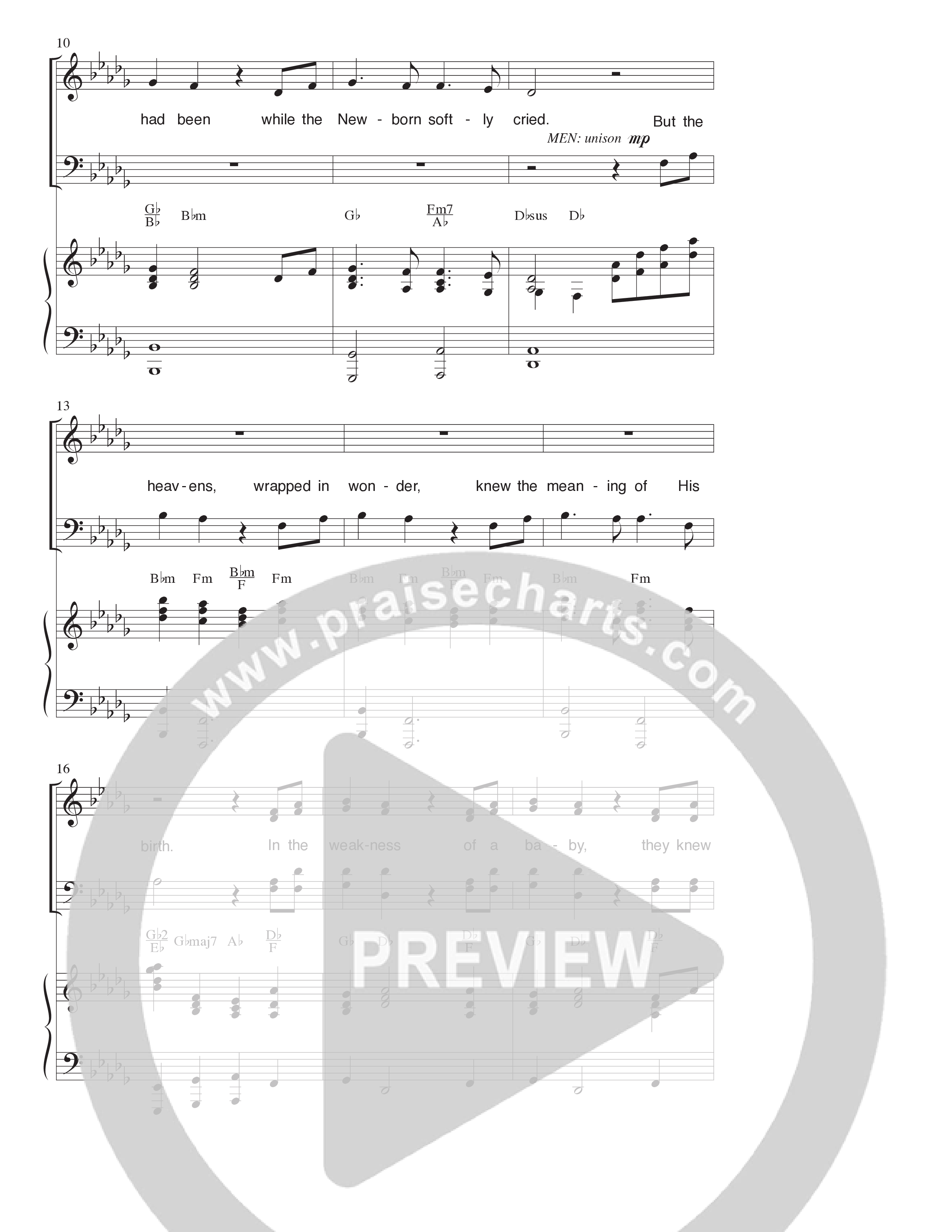 In The First Light (Choral Anthem SATB) Anthem (SATB/Piano) (Word Music Choral / Arr. David Clydesdale)
