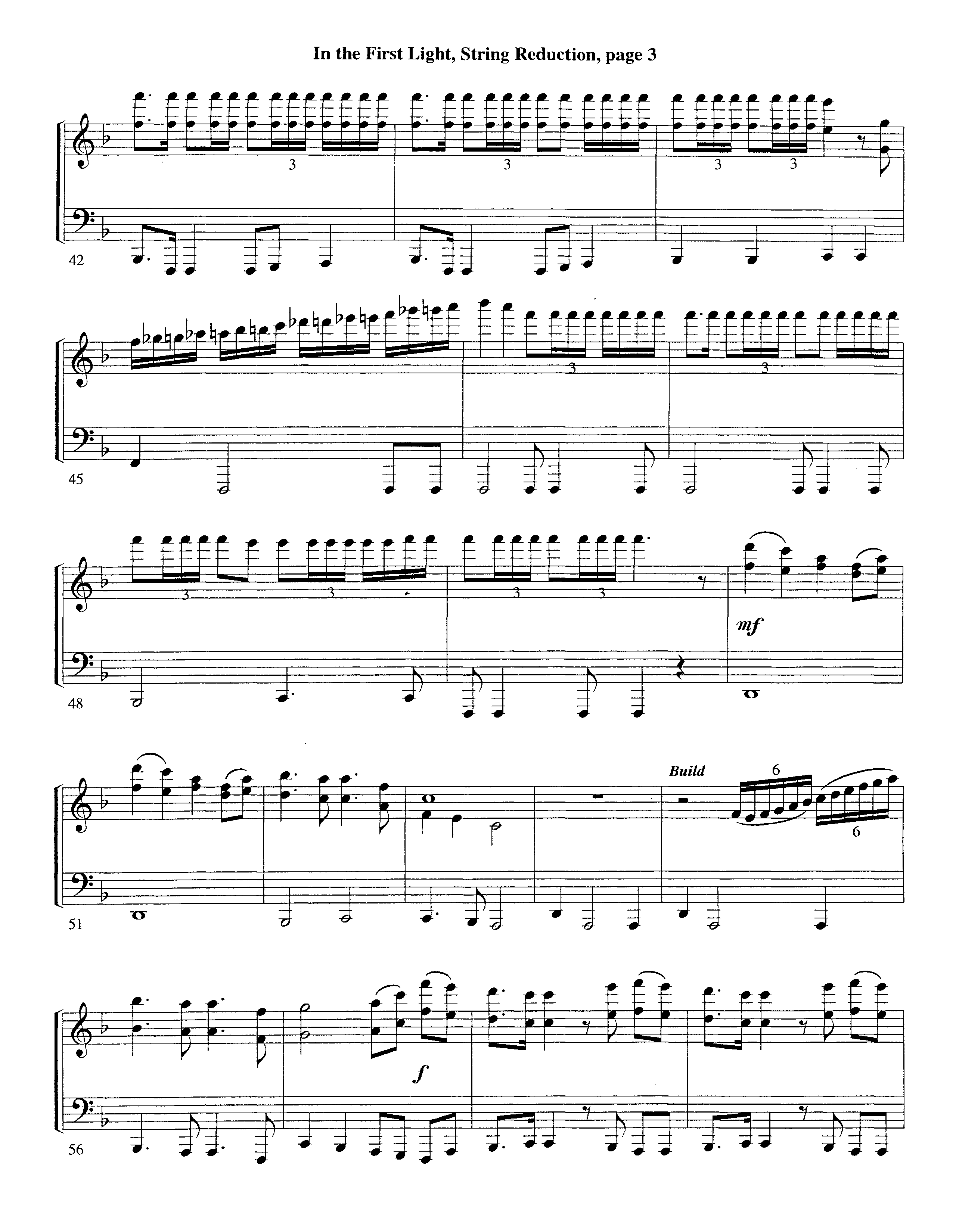 In The First Light (Choral Anthem SATB) String Reduction (Word Music Choral / Arr. David Clydesdale)