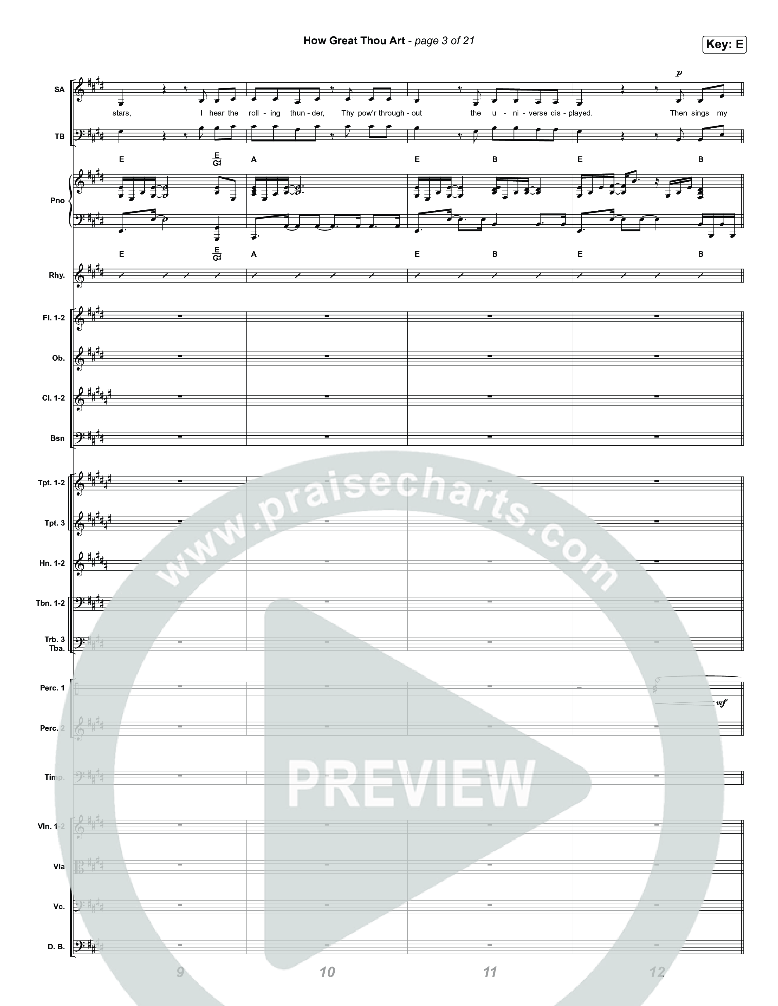 How Great Thou Art Orchestration (The Worship Initiative / Davy Flowers)