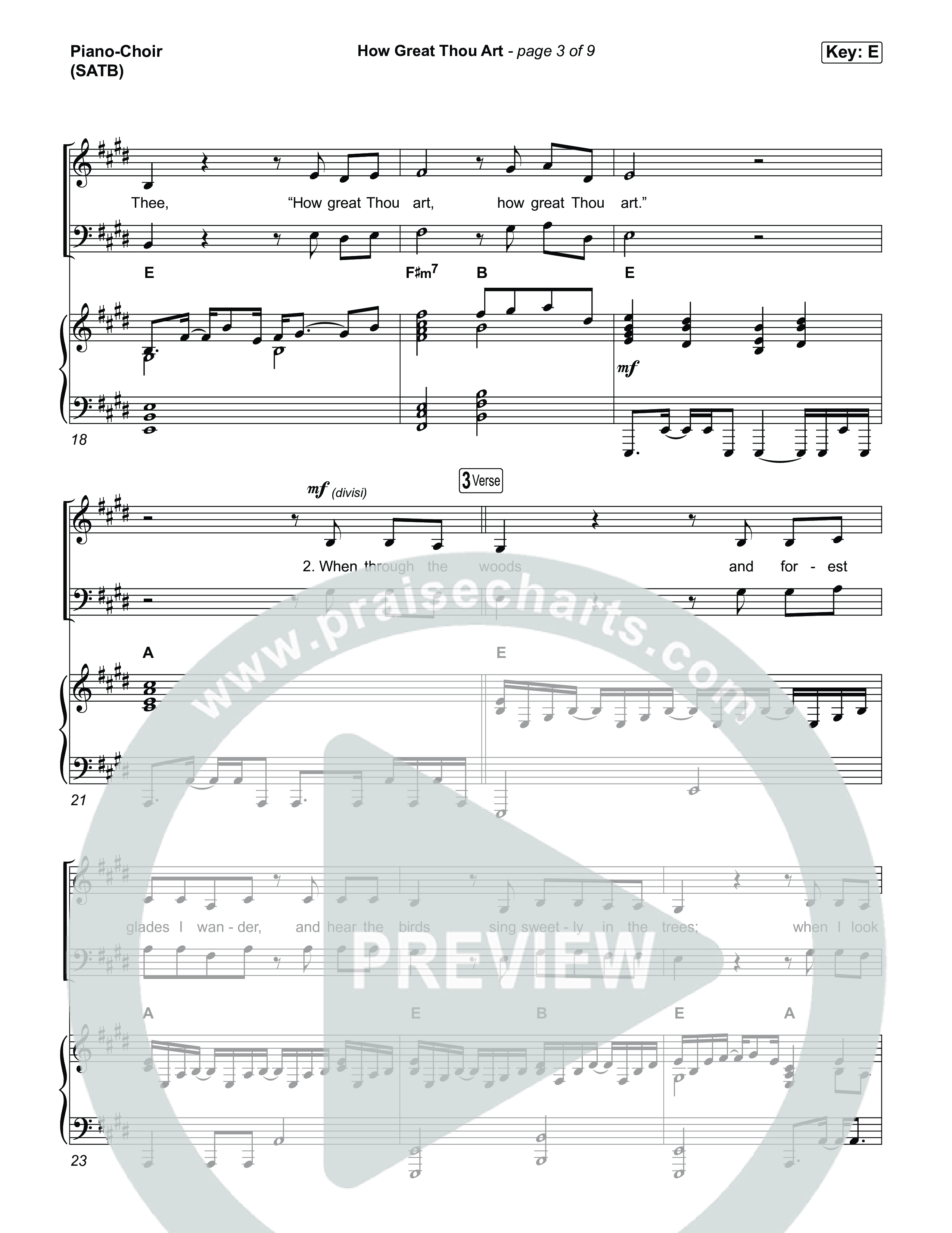 How Great Thou Art Piano/Choir (SATB) (The Worship Initiative / Davy Flowers)