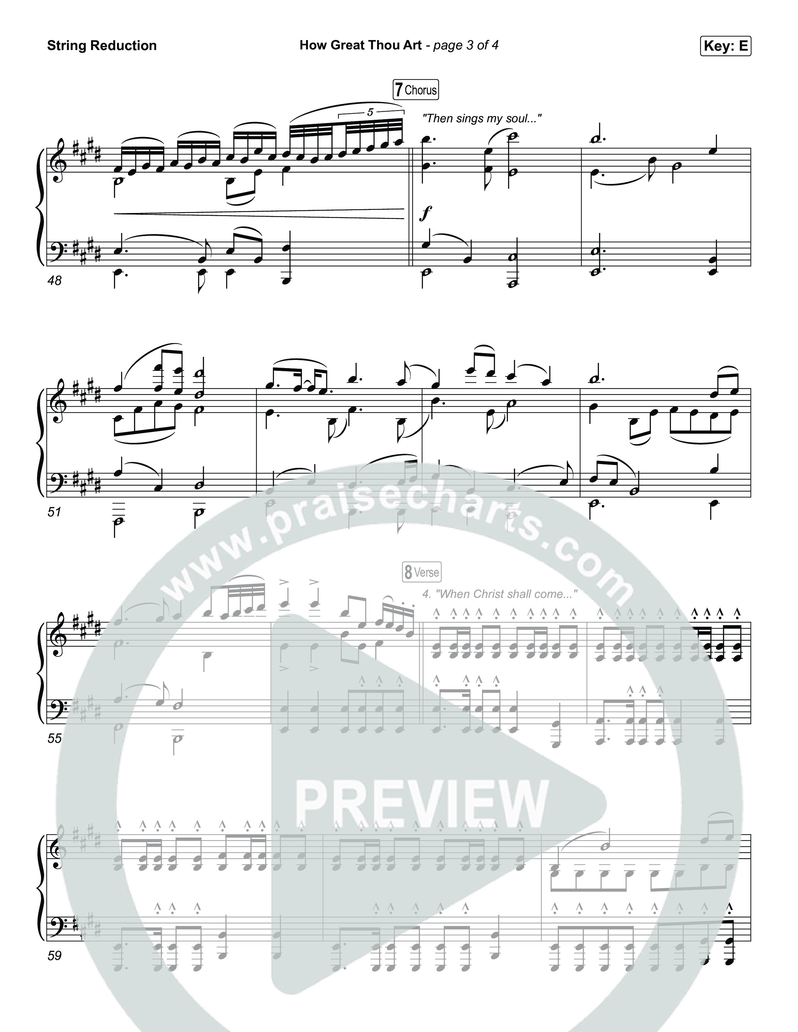 How Great Thou Art String Reduction (The Worship Initiative / Davy Flowers)