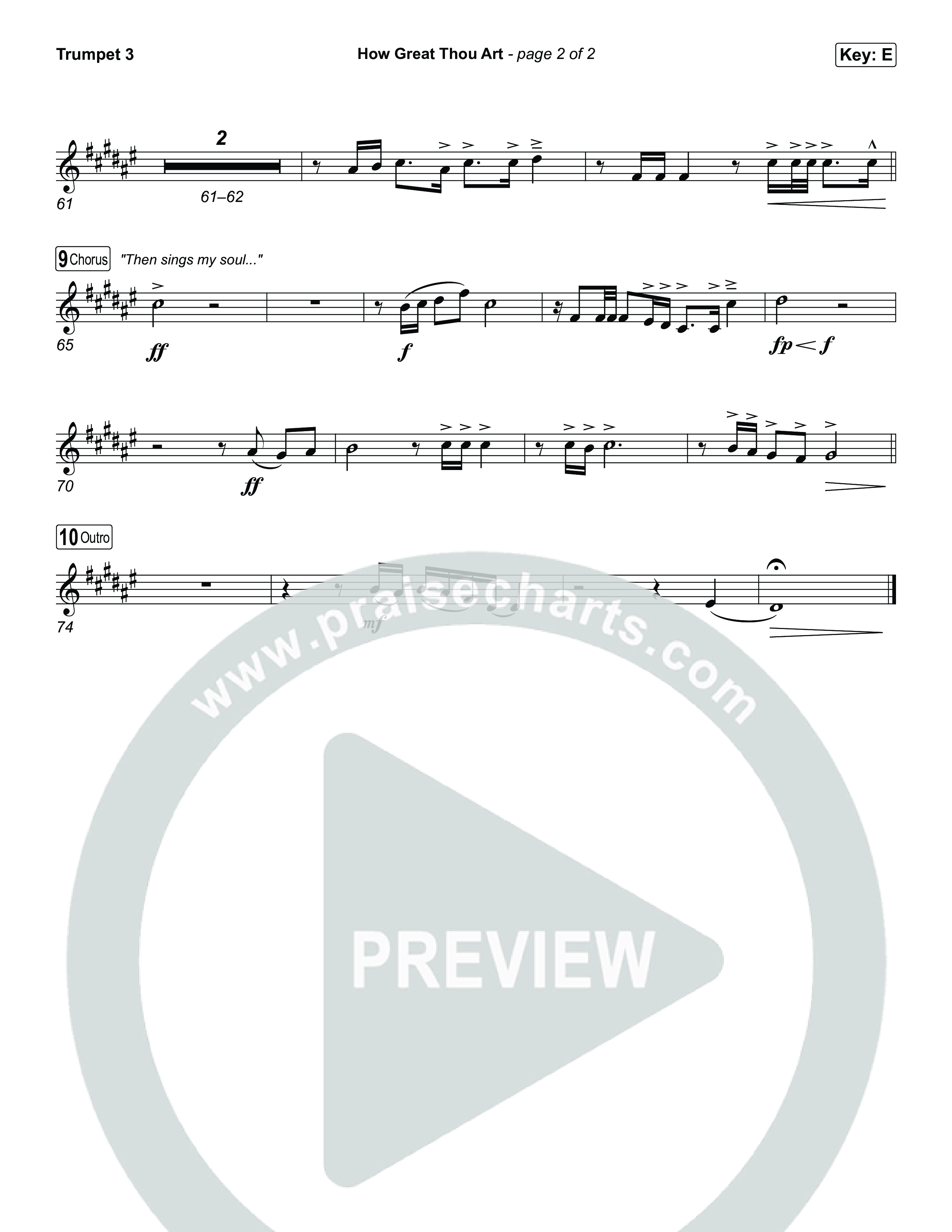 How Great Thou Art Trumpet 3 (The Worship Initiative / Davy Flowers)