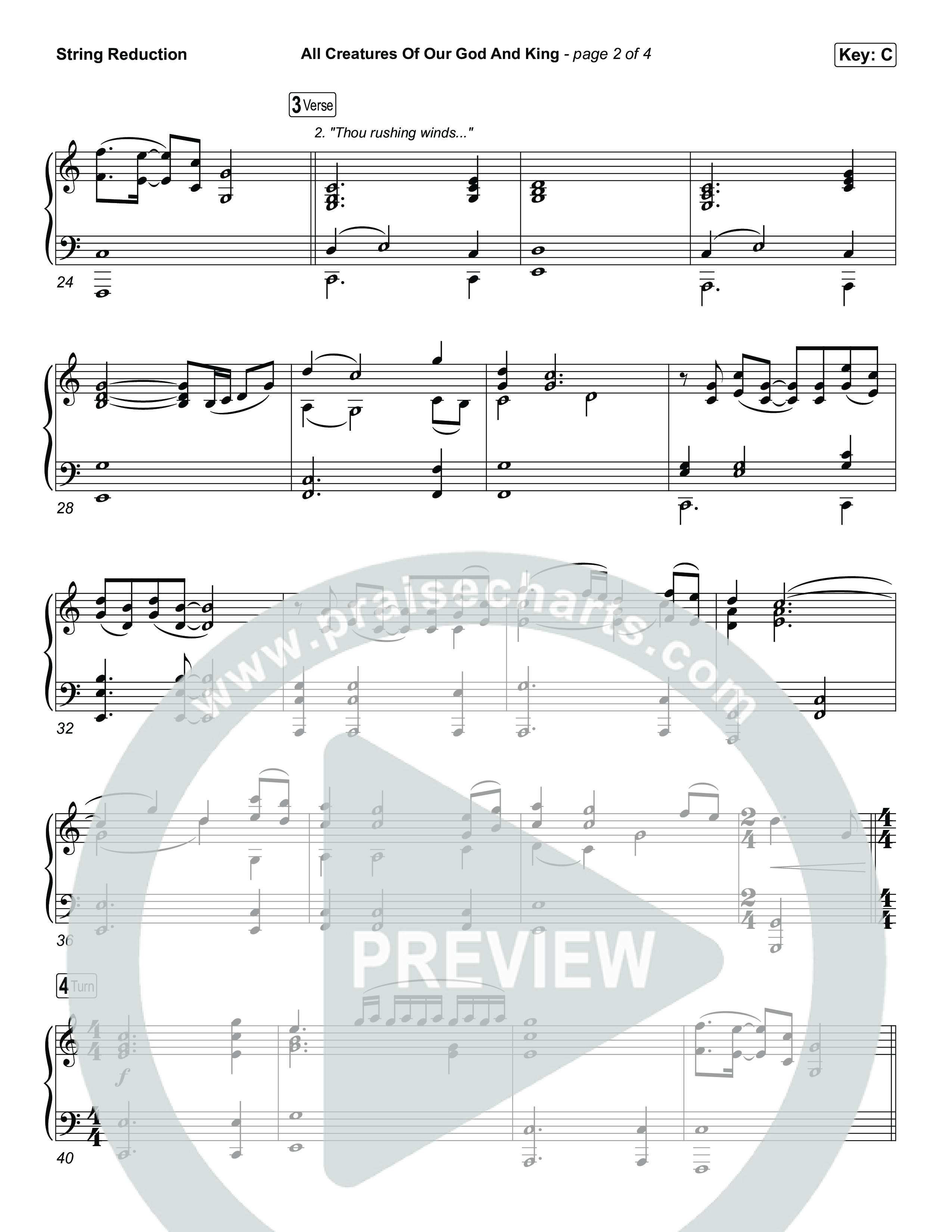 All Creatures Of Our God And King String Reduction (The Worship Initiative)