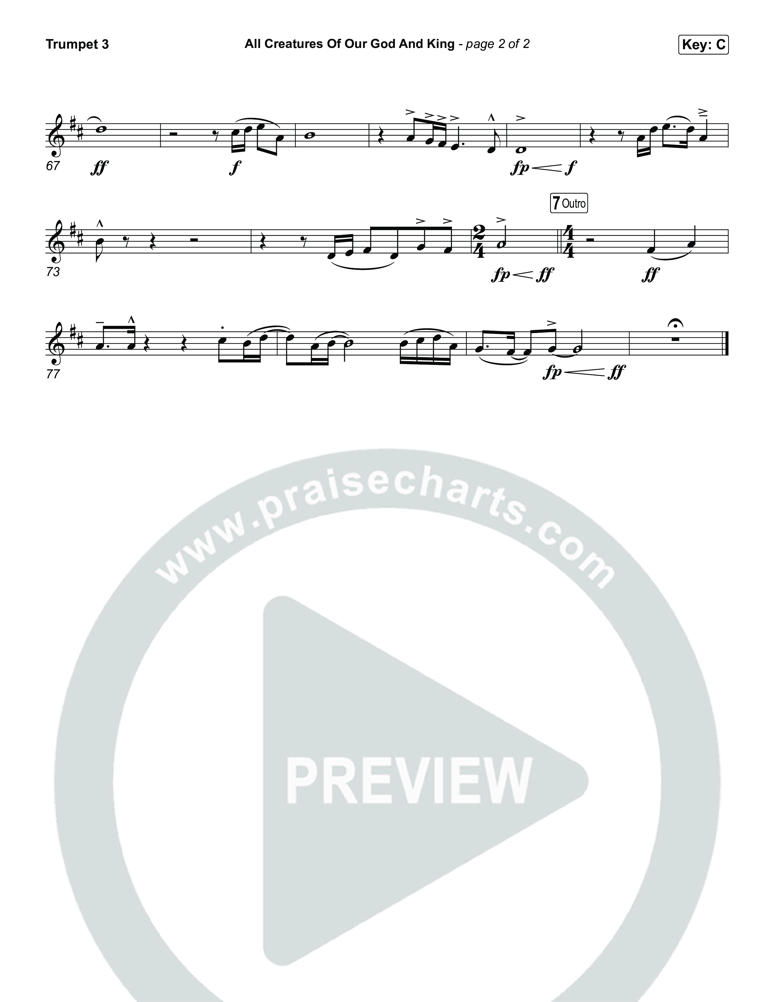 All Creatures Of Our God And King Trumpet 3 (The Worship Initiative)